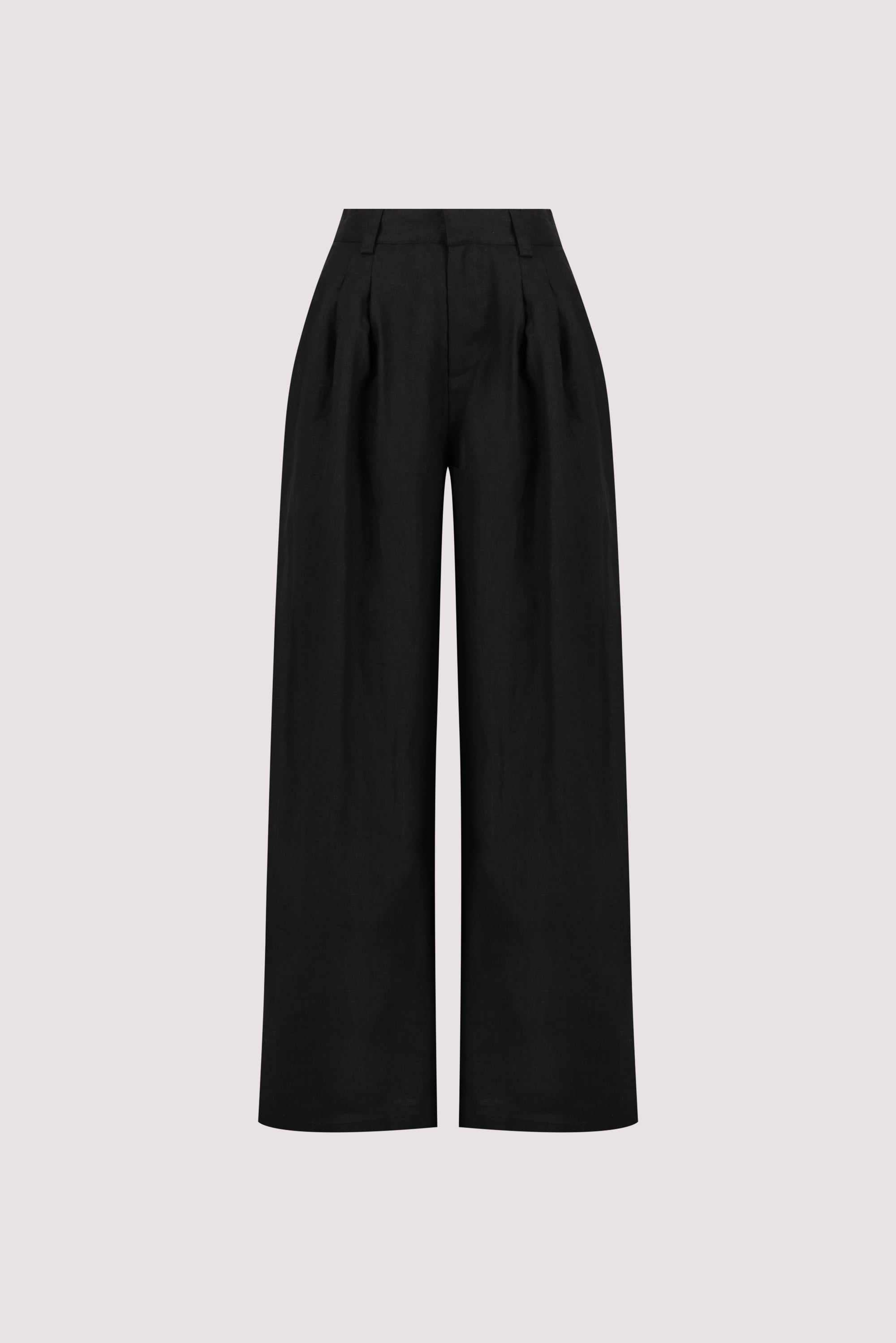 HOLDEN BLACK LINEN PANT – DISSH