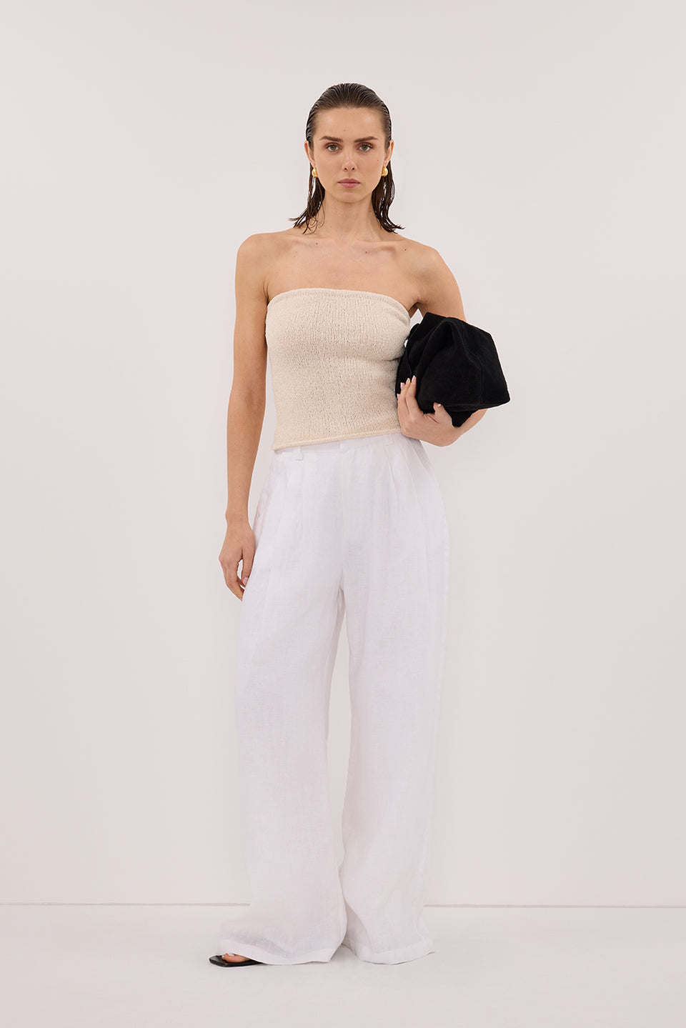 HOLDEN WHITE LINEN PANT