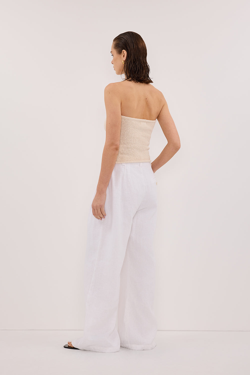 HOLDEN WHITE LINEN PANT DISSH HOLDEN WHITE LINEN PANT DISSH