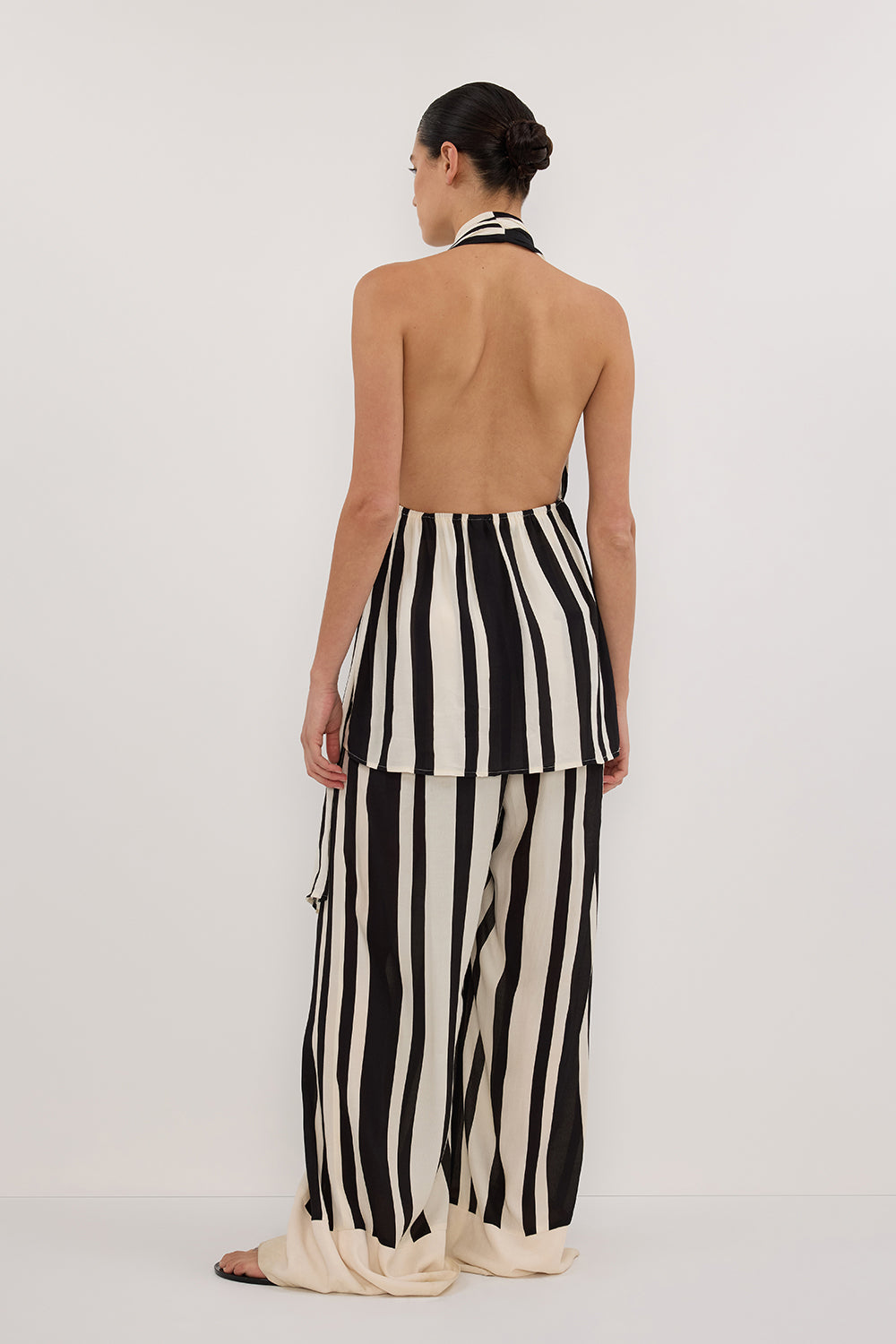 BEAU BLACK STRIPE PANT