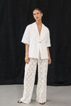 LOULA WHITE LACE PANT