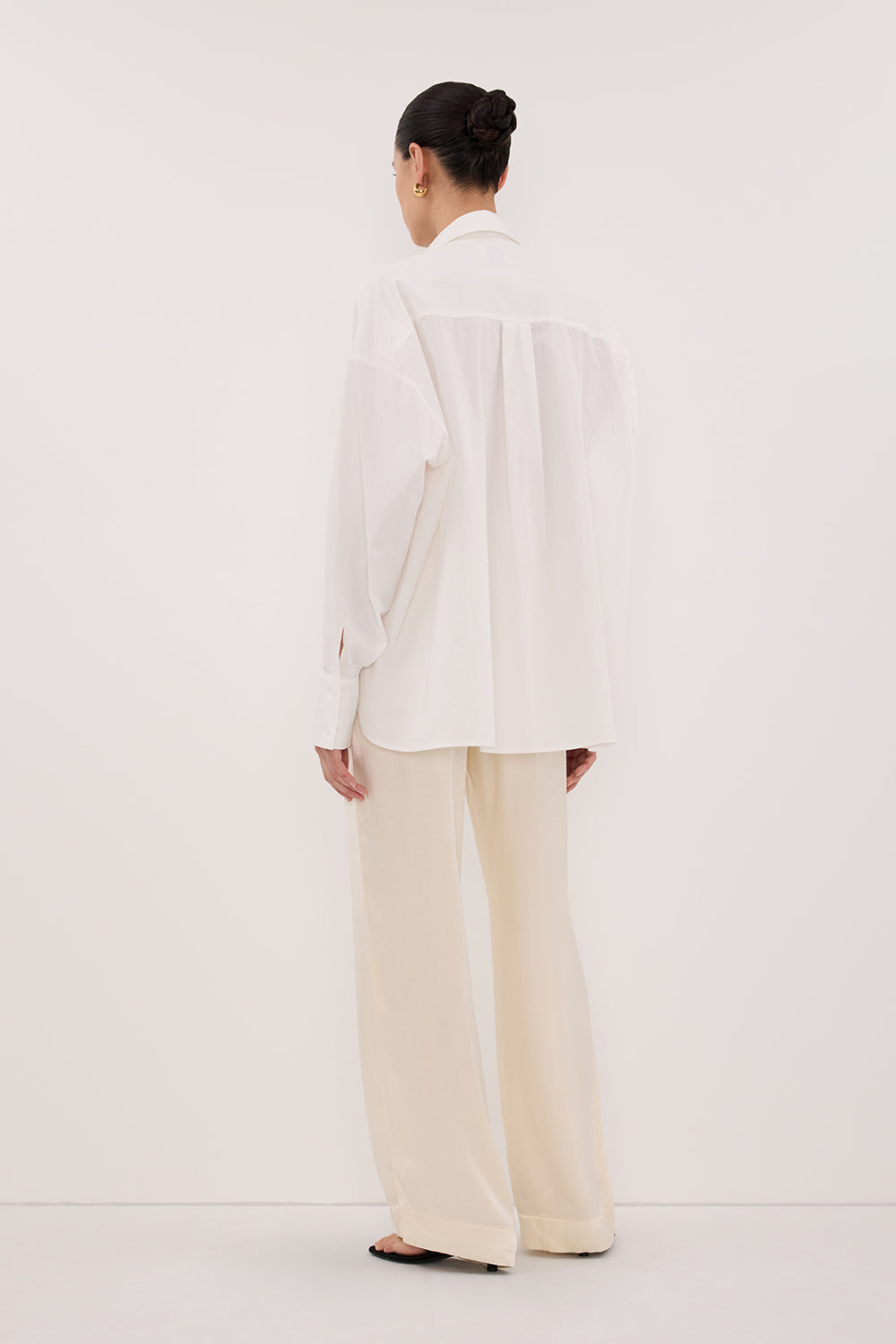 MONICA CREAM SATIN PANT