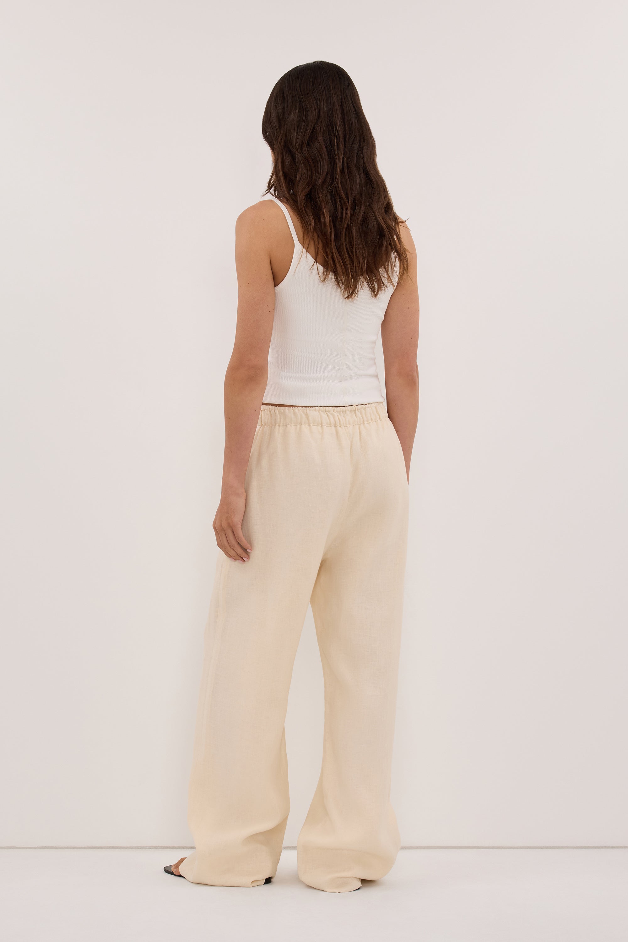 NOA SANDSTONE LINEN PANTS