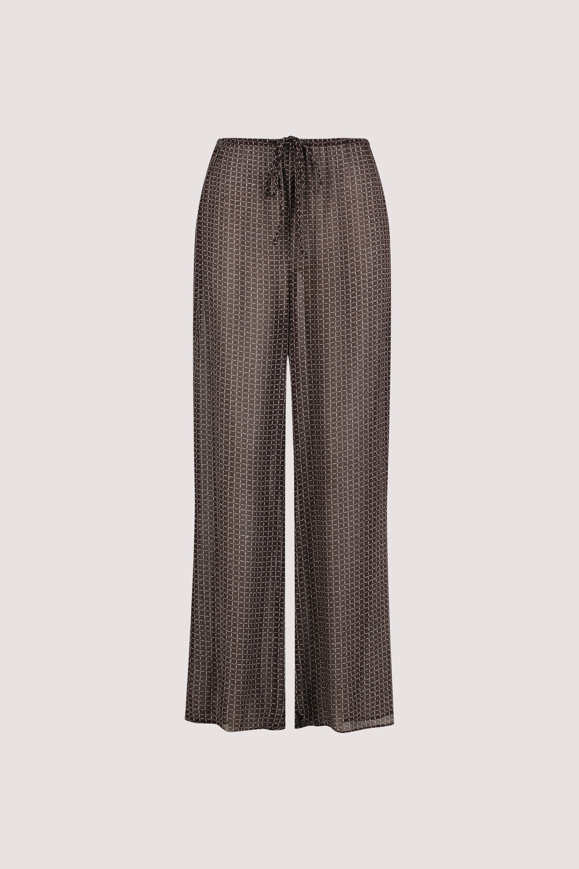 TIA CHOC MICRO CHECK PANT