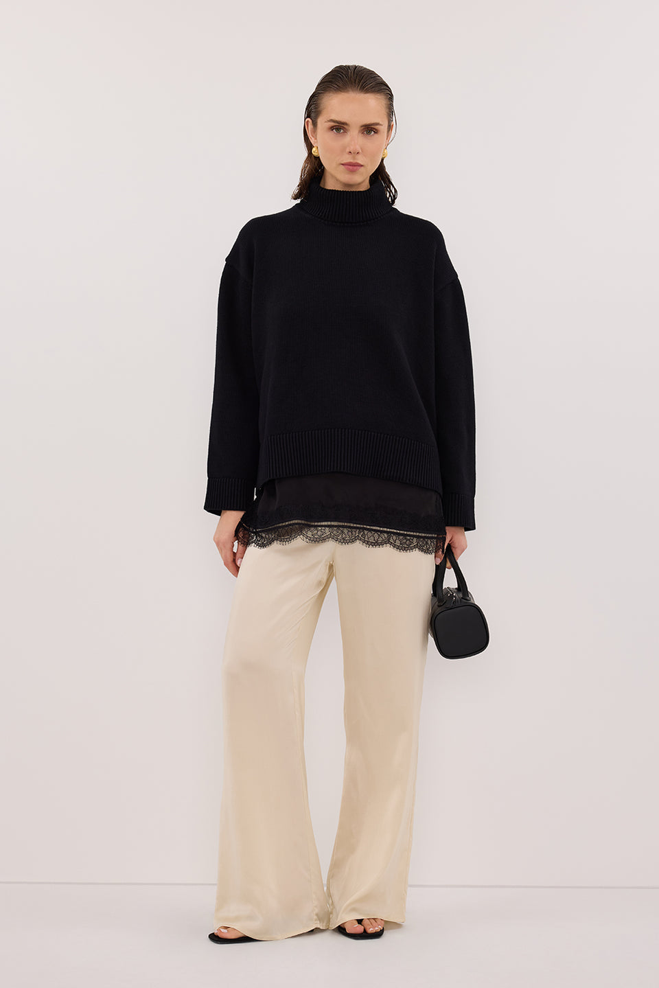 PIPPA STRAW SILK PANT