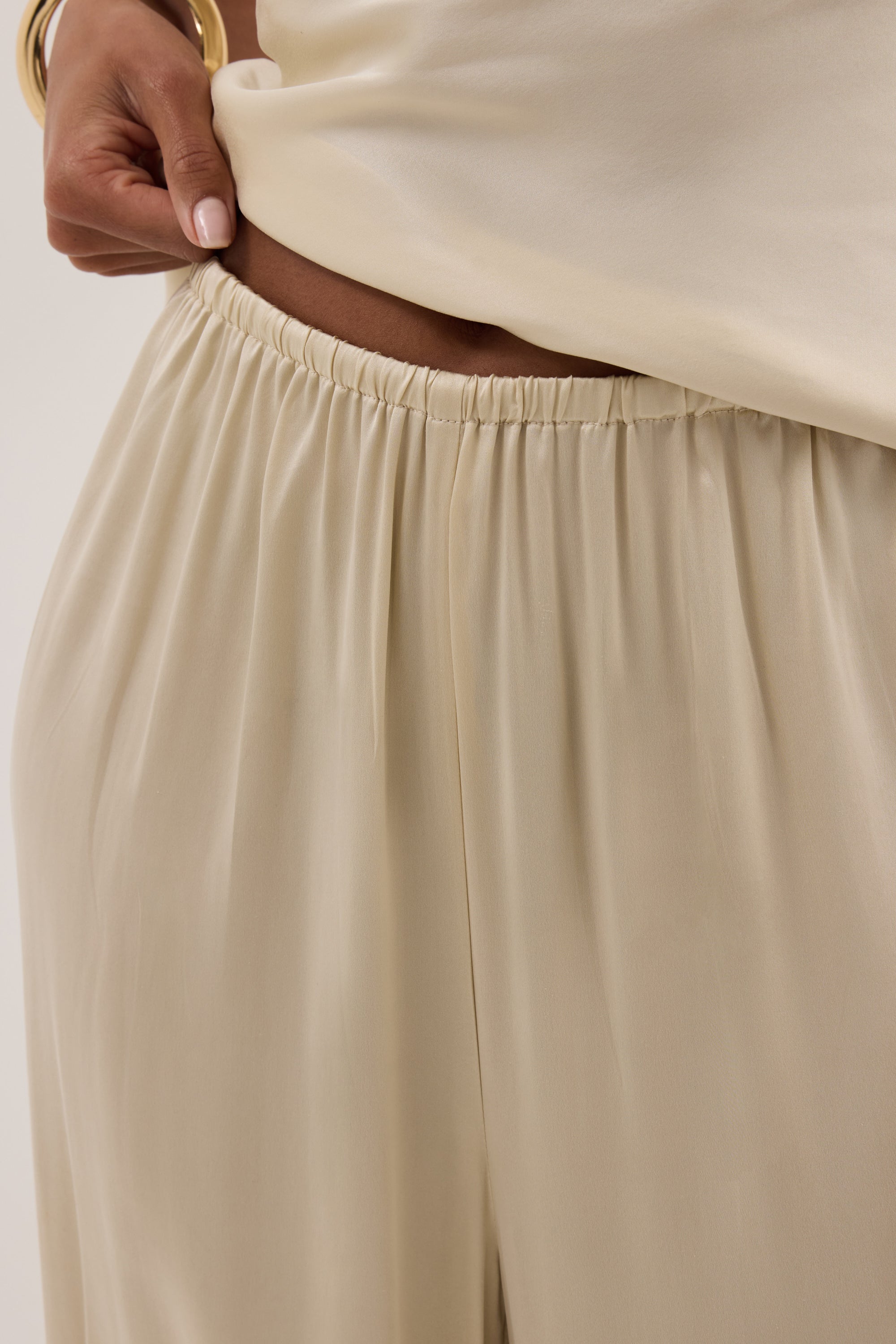 PIPPA STRAW SILK PANT