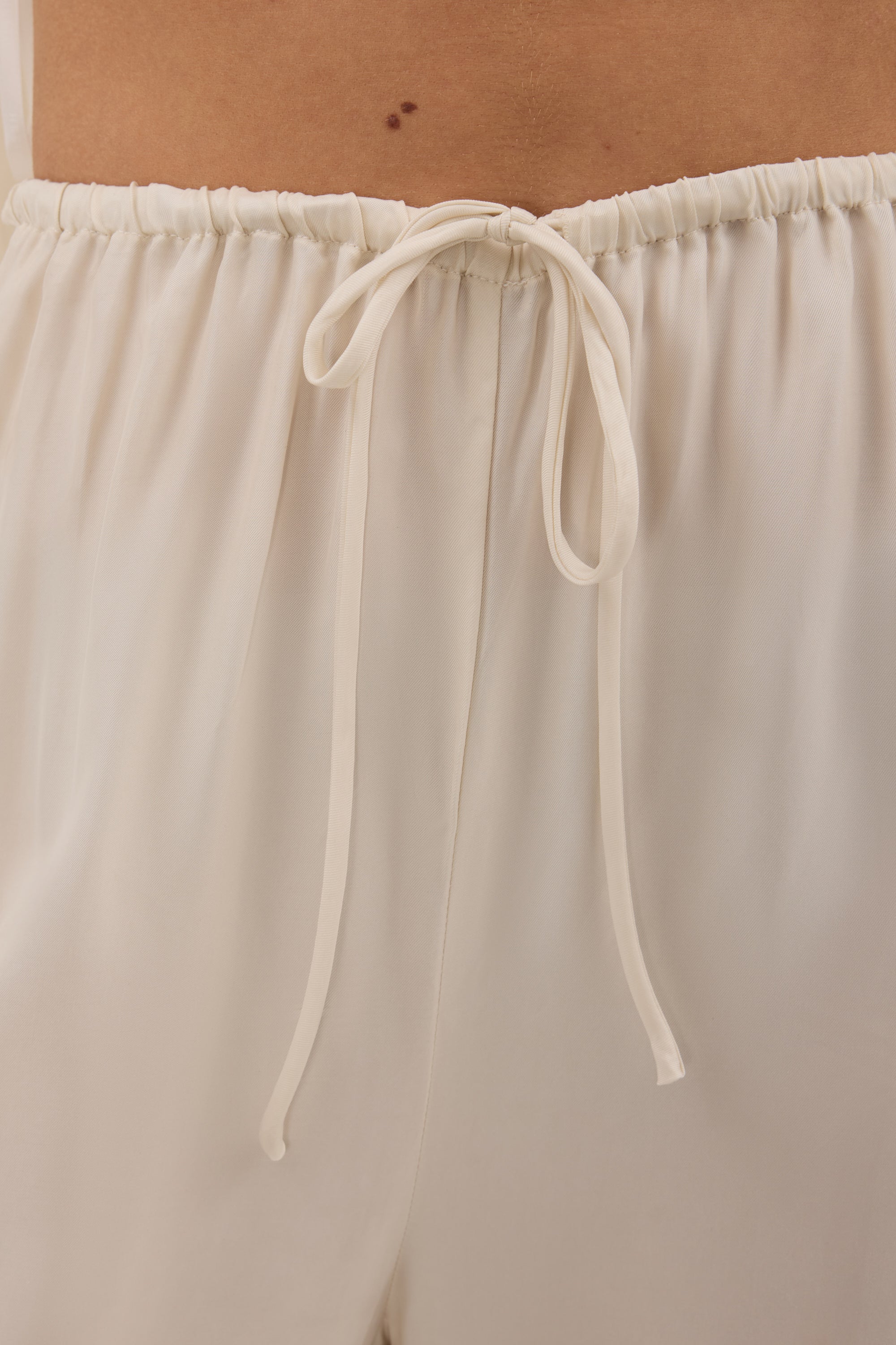 ANDREA SANDSTONE CUPRO LACE PANT