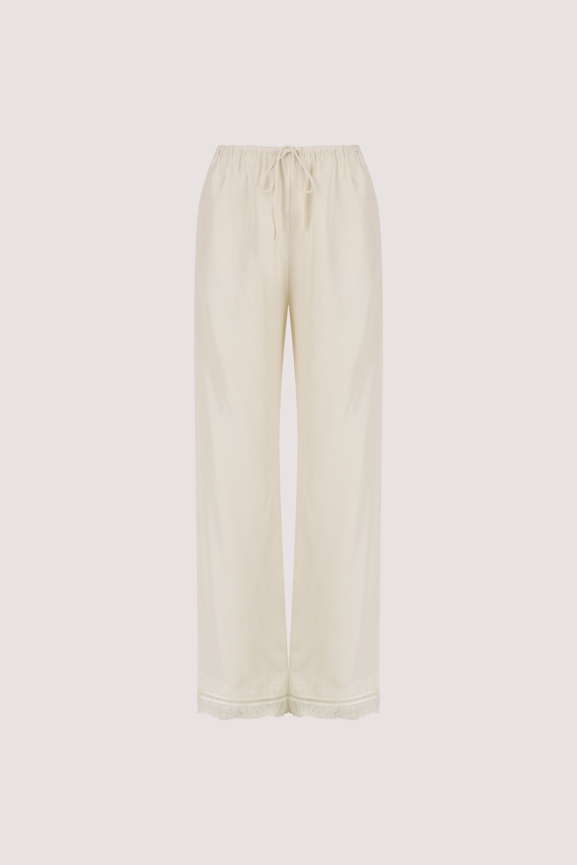 ANDREA SANDSTONE CUPRO LACE PANT