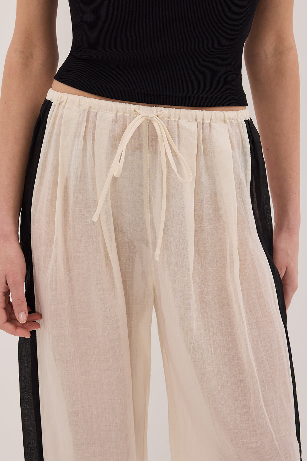 VIVIANNA SANDSTONE RAMIE PANT – DISSH