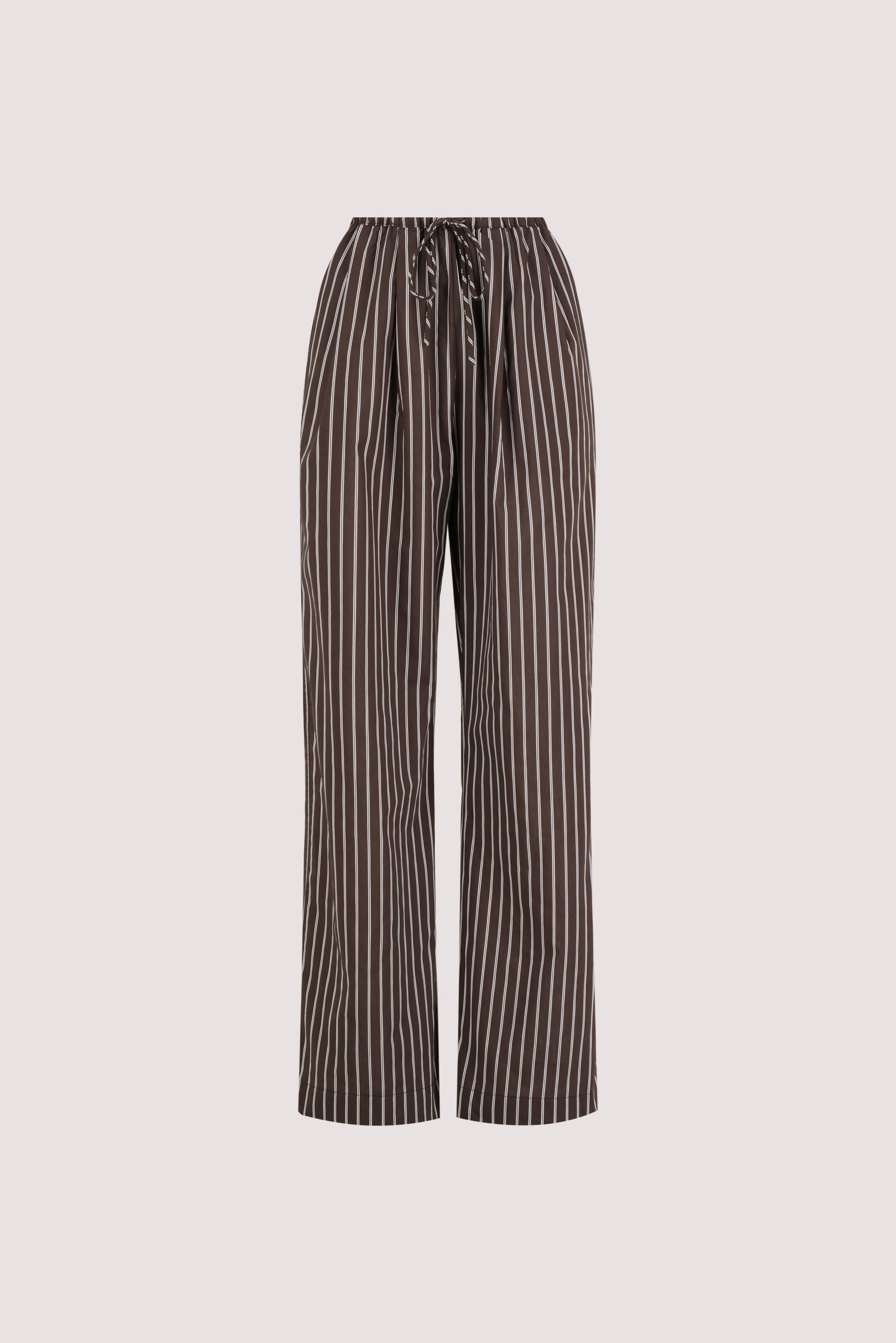 SABLE BITTER CHOC SILK BLEND PANT