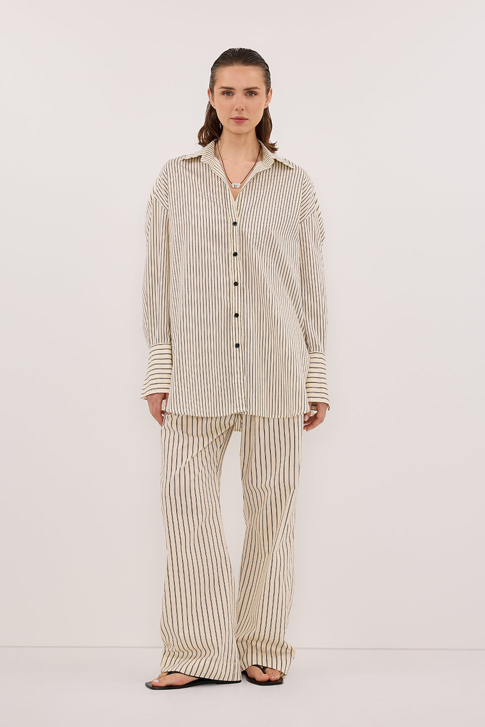 SABLE CREAM SILK BLEND PANT