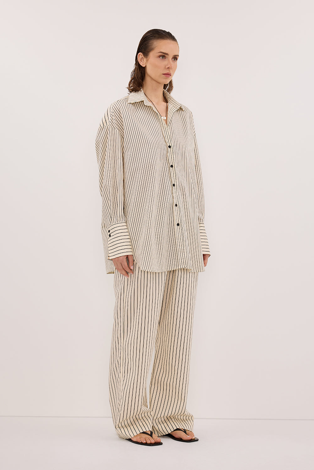 SABLE CREAM SILK BLEND PANT