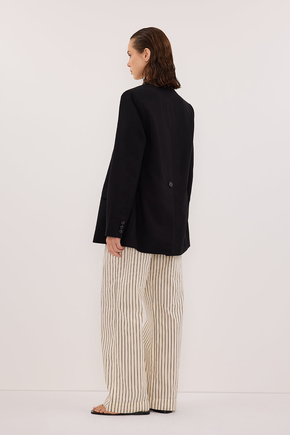 SABLE CREAM SILK BLEND PANT