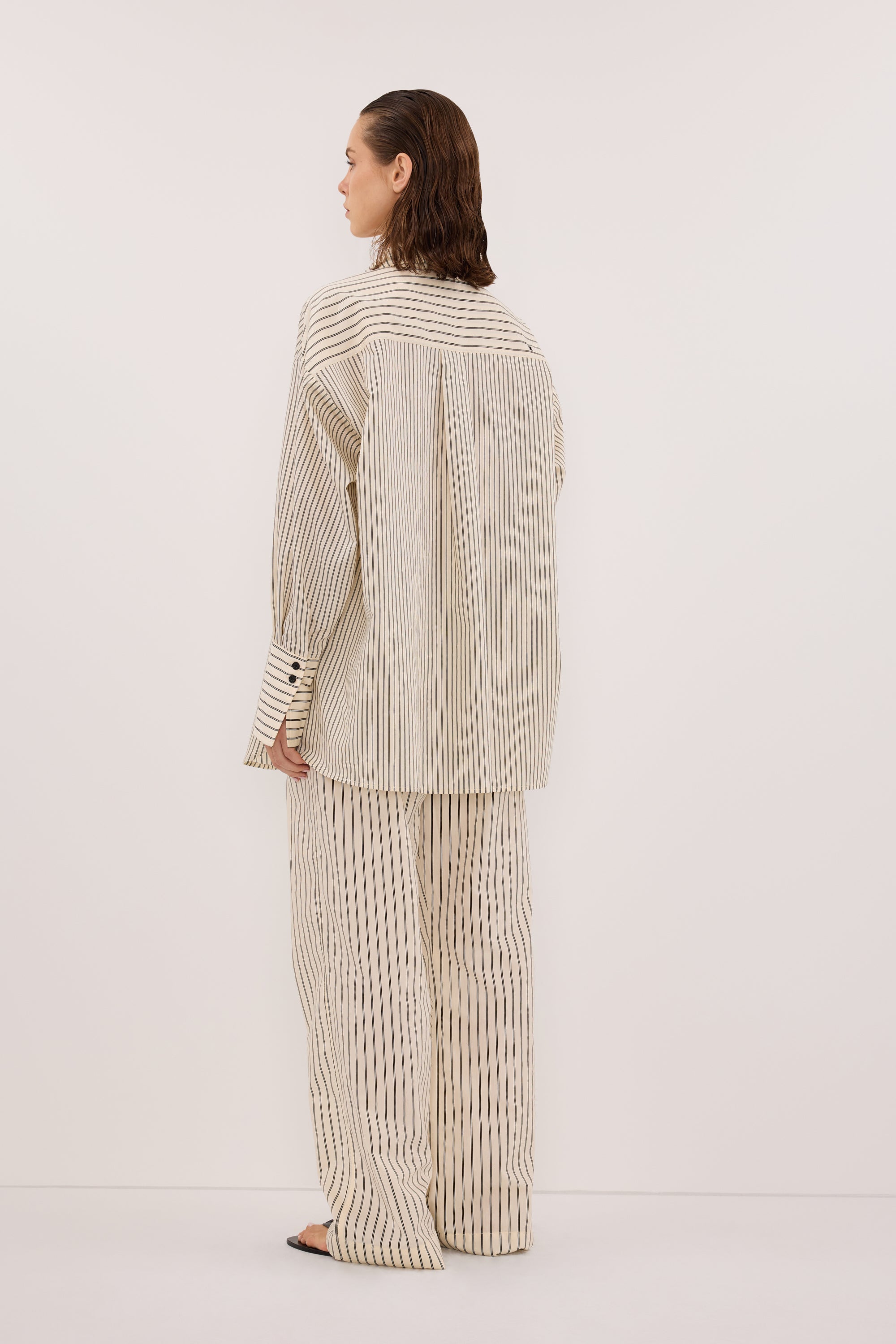 SABLE CREAM SILK BLEND PANT