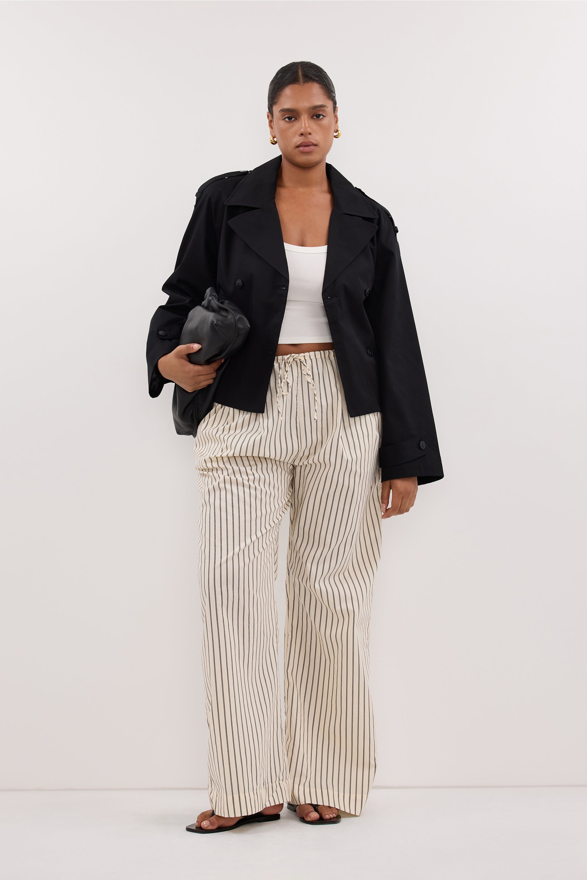 SABLE CREAM SILK BLEND PANT