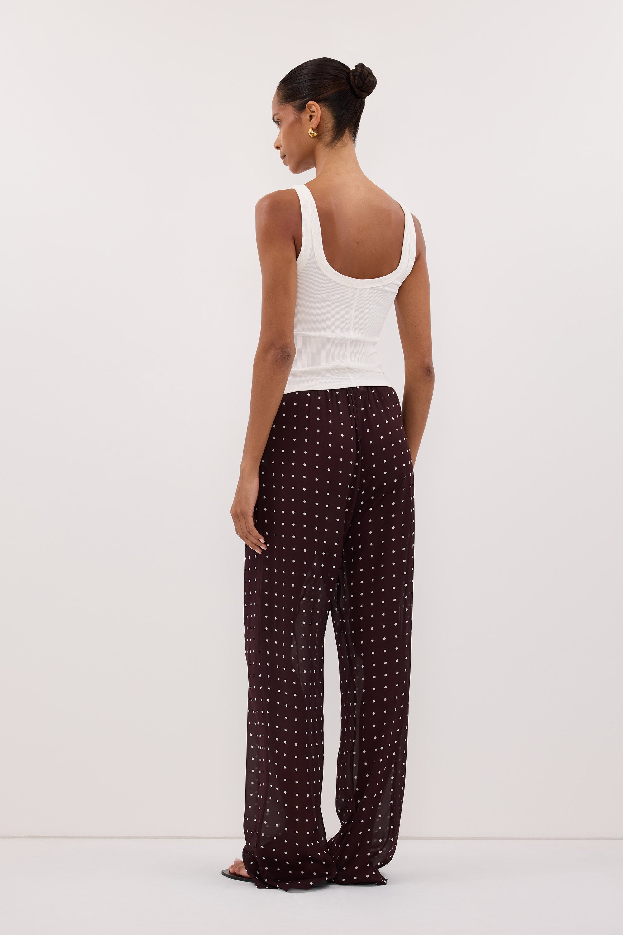 VANESSA BITTER CHOC SPOT PANT