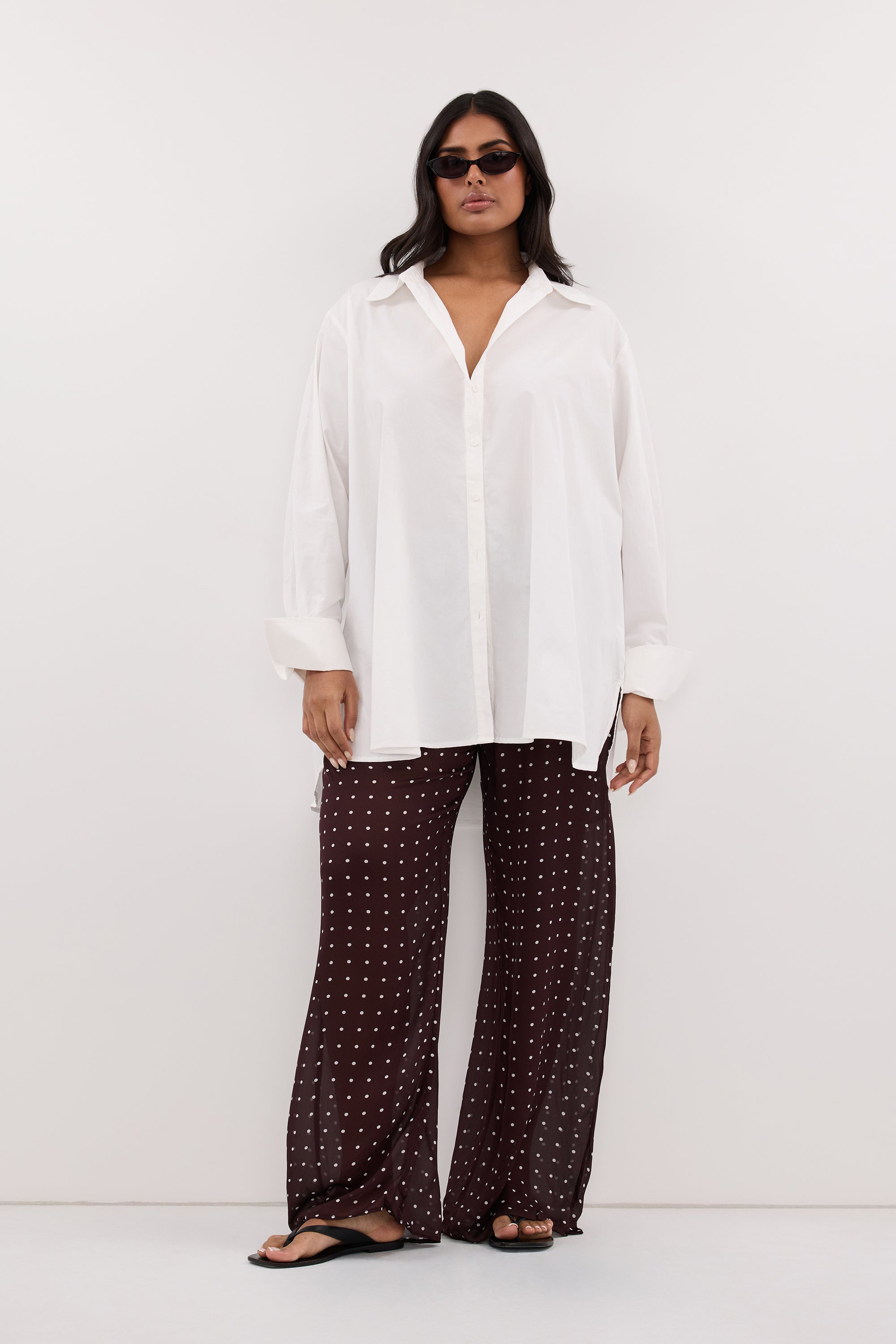 VANESSA BITTER CHOC SPOT PANT