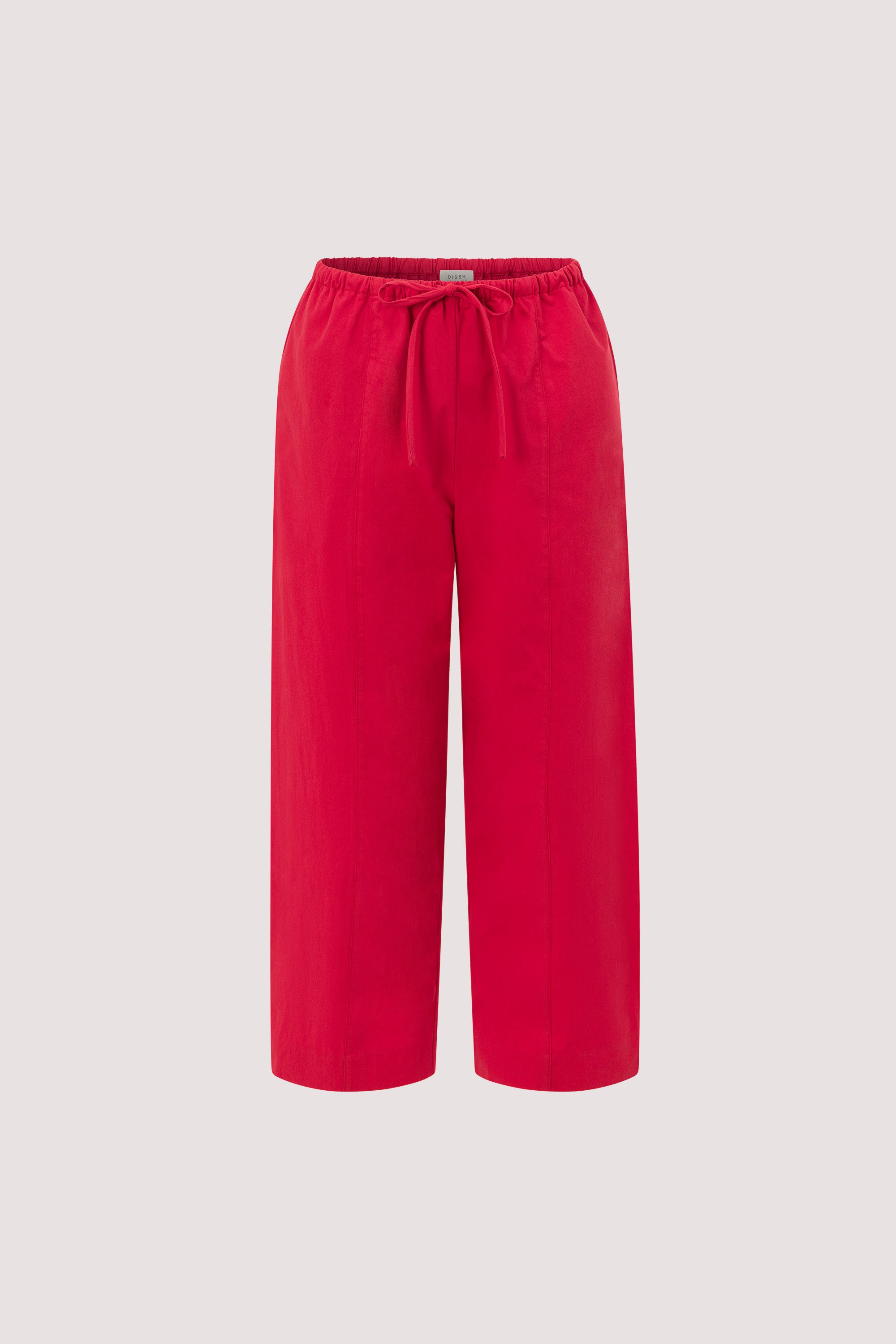 SCOUT RED COTTON BARREL LEG PANT