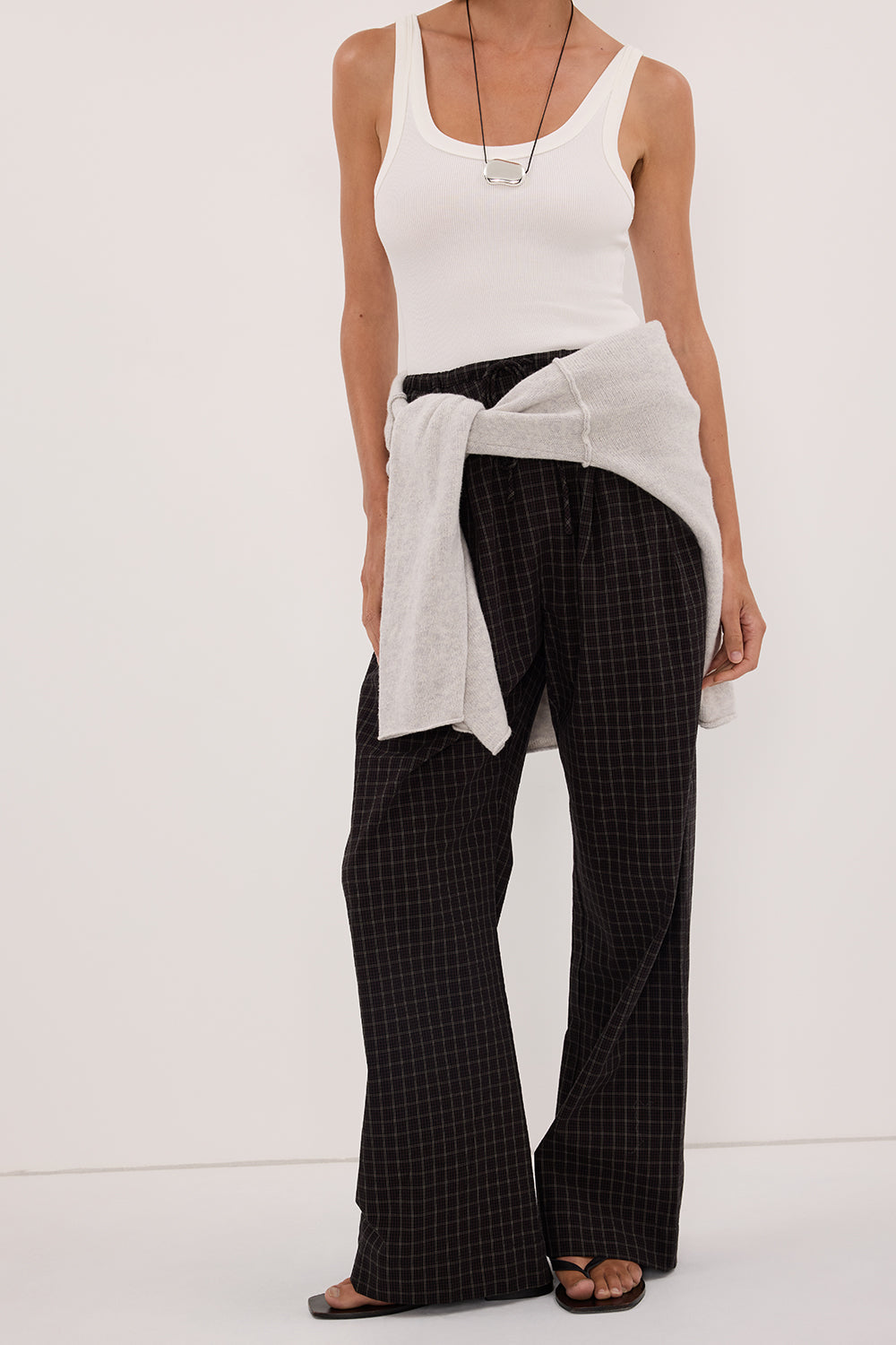 TOVA INK CHECK PANT