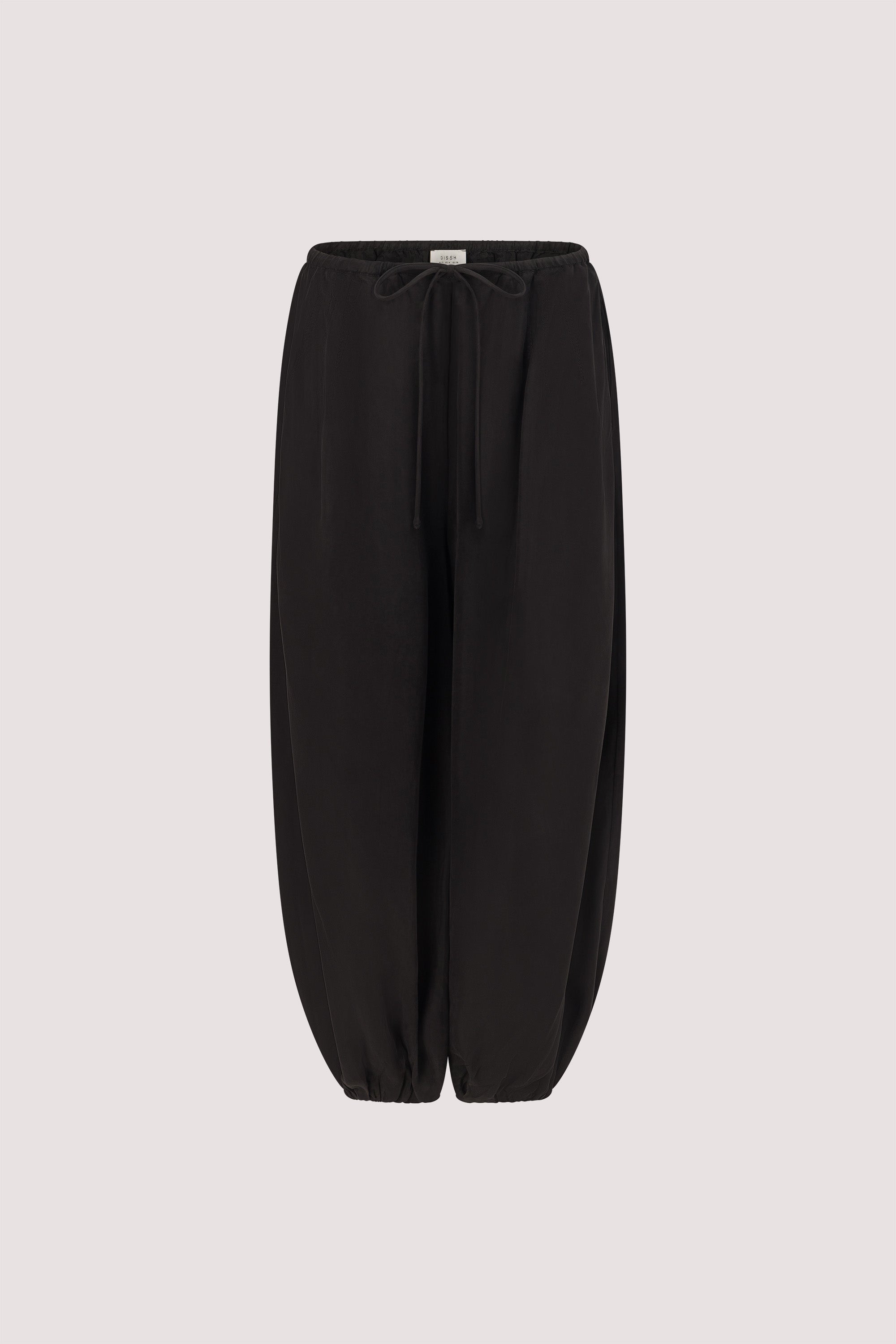 FRANCIS BLACK CUPRO BALLOON PANT – DISSH