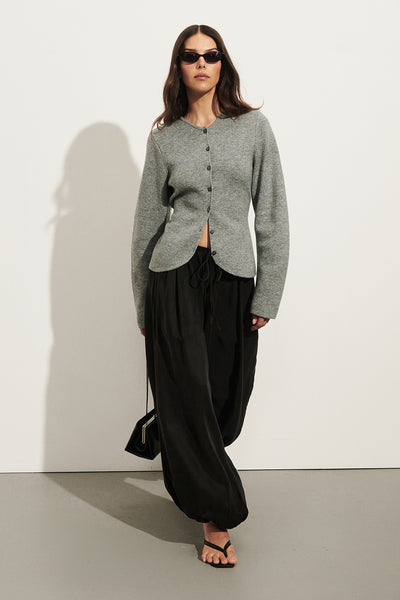 FRANCIS BLACK CUPRO BALLOON PANT – DISSH