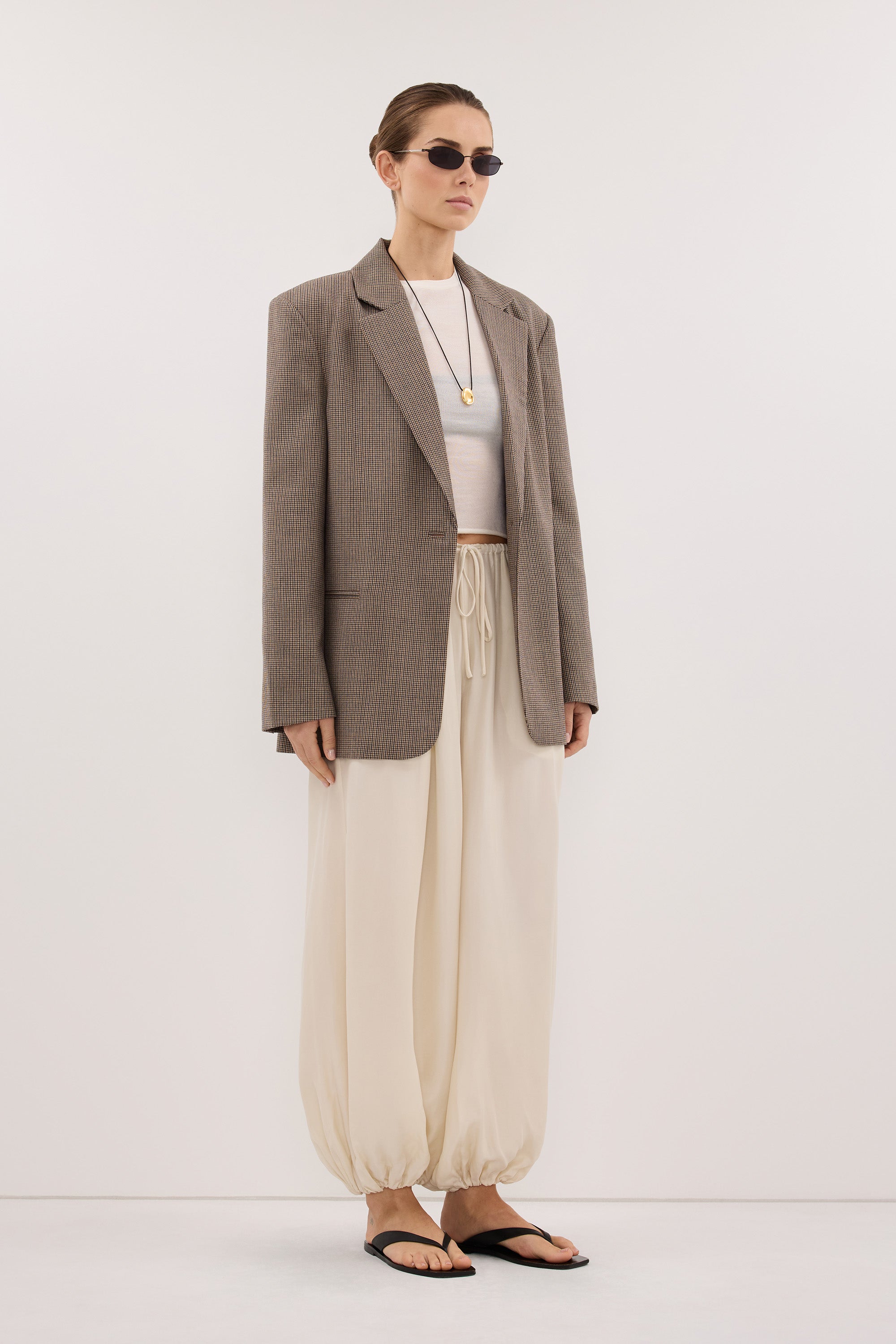 FRANCIS SANDSTONE CUPRO BALLOON PANT