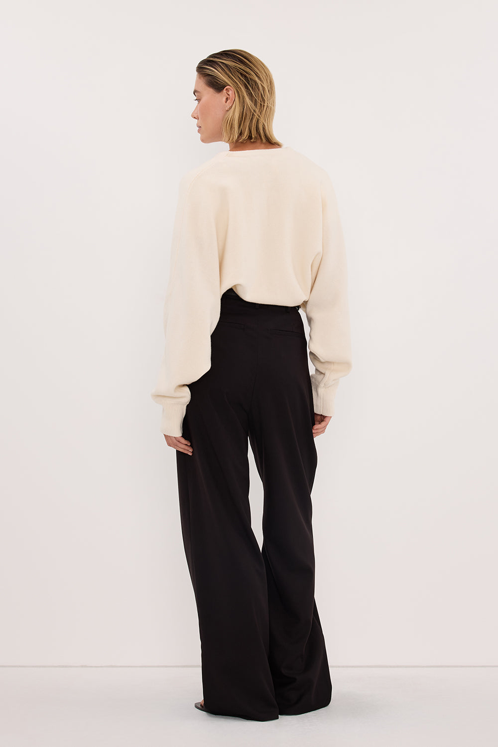 HARLEY BLACK STRAIGHT LEG PANT