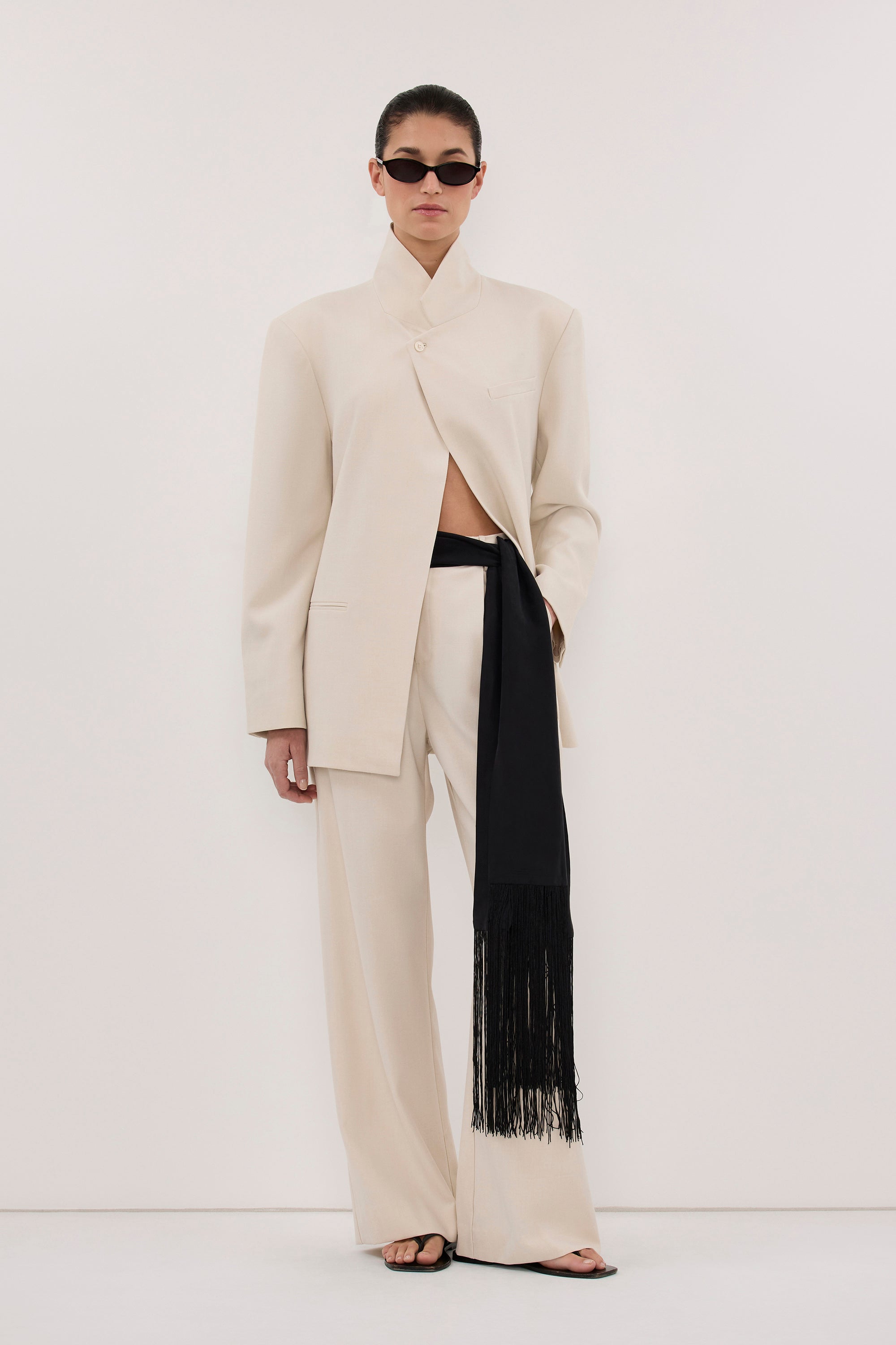 TRINITY BONE TAILORED PANT