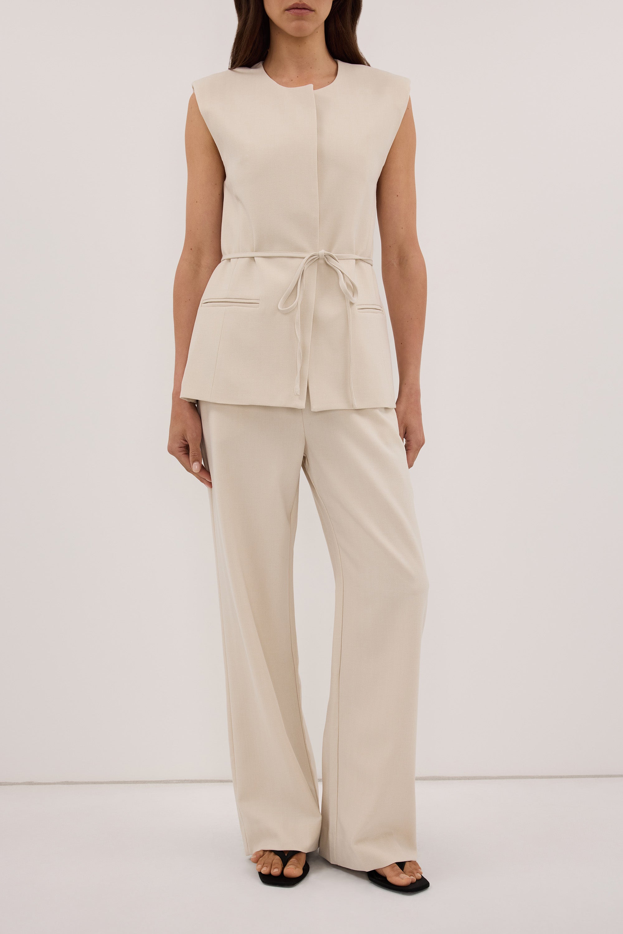 TRINITY BONE TAILORED PANT