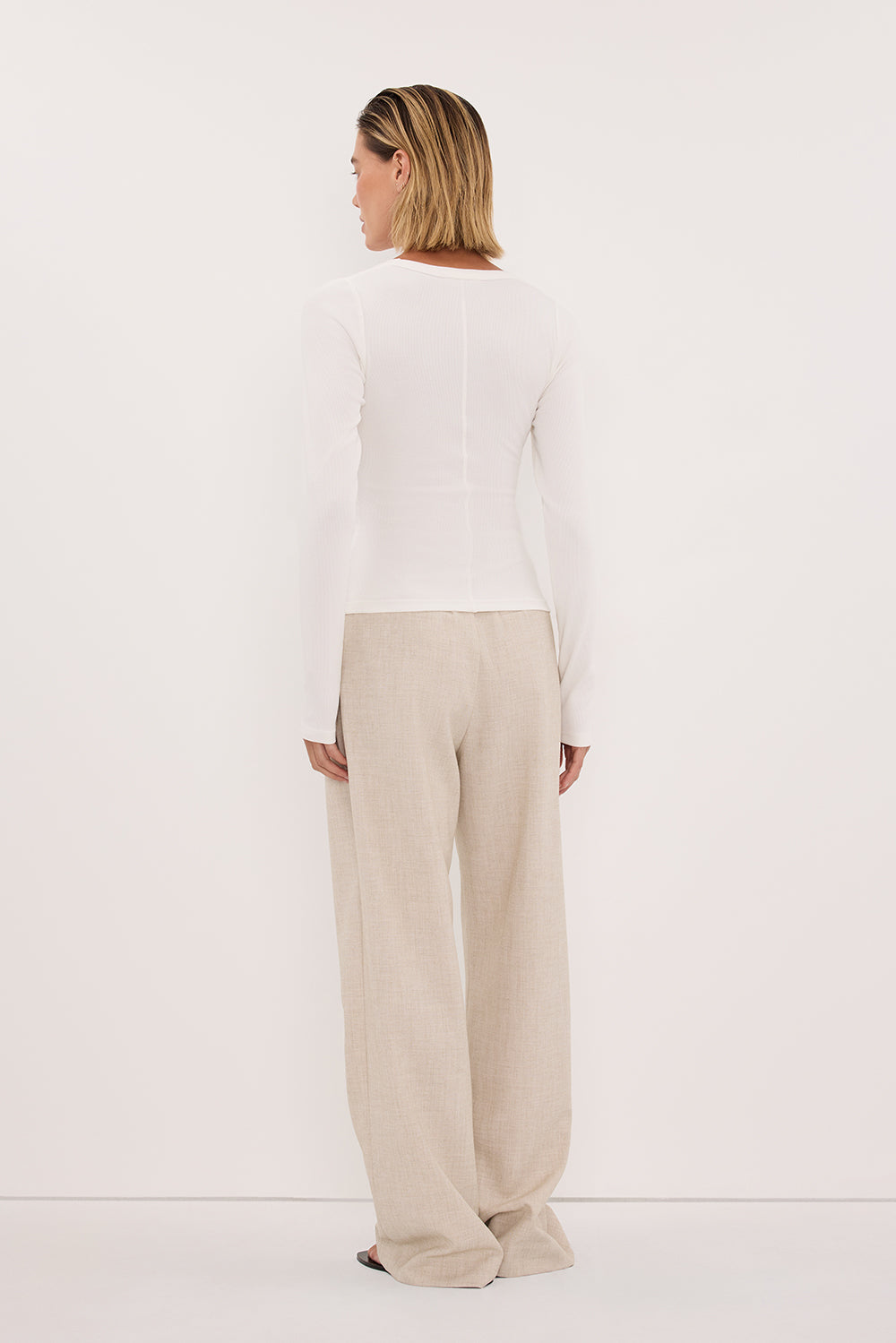 CYRUS NATURAL TAILORED PANT