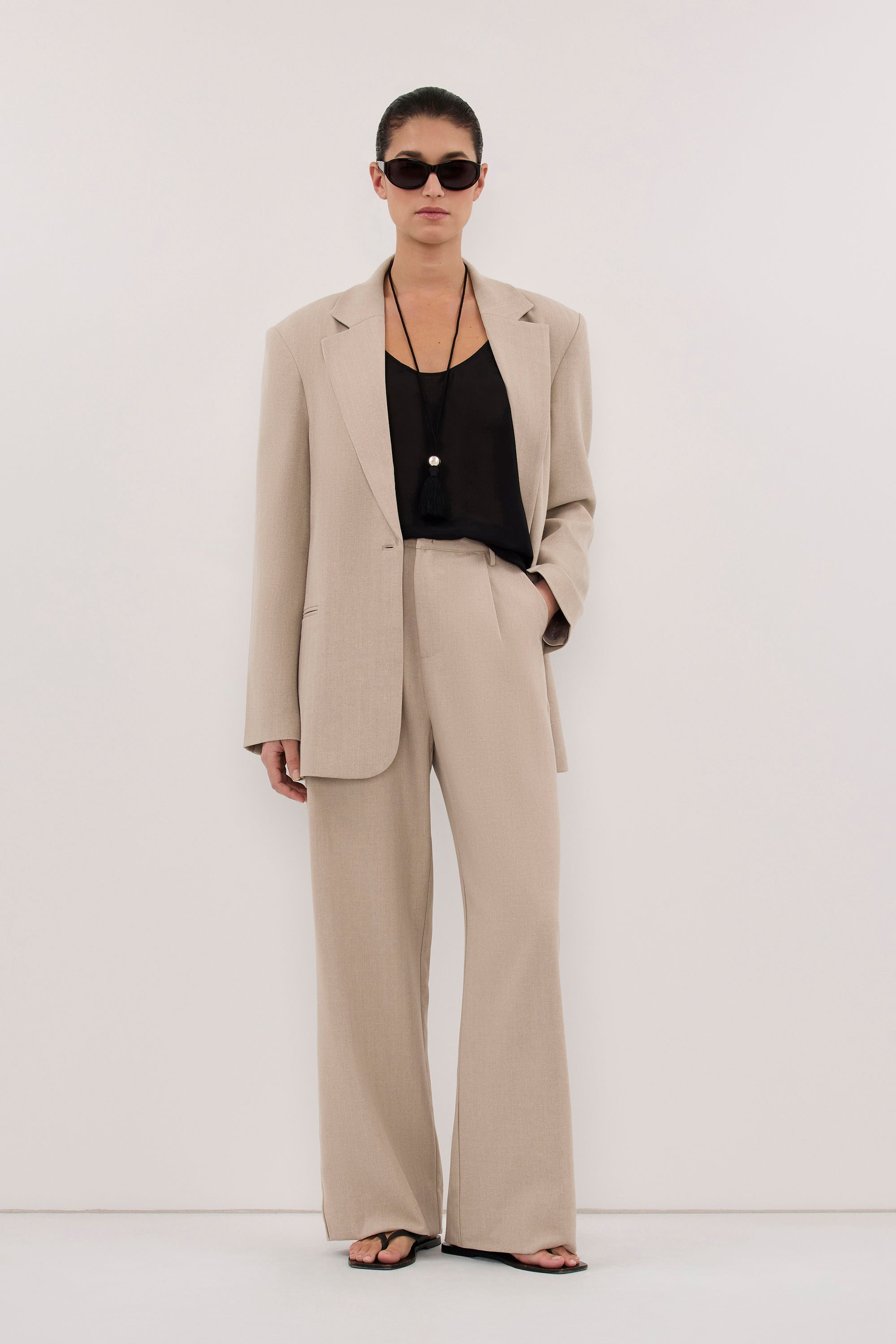 TRINITY OAT TAILORED PANT