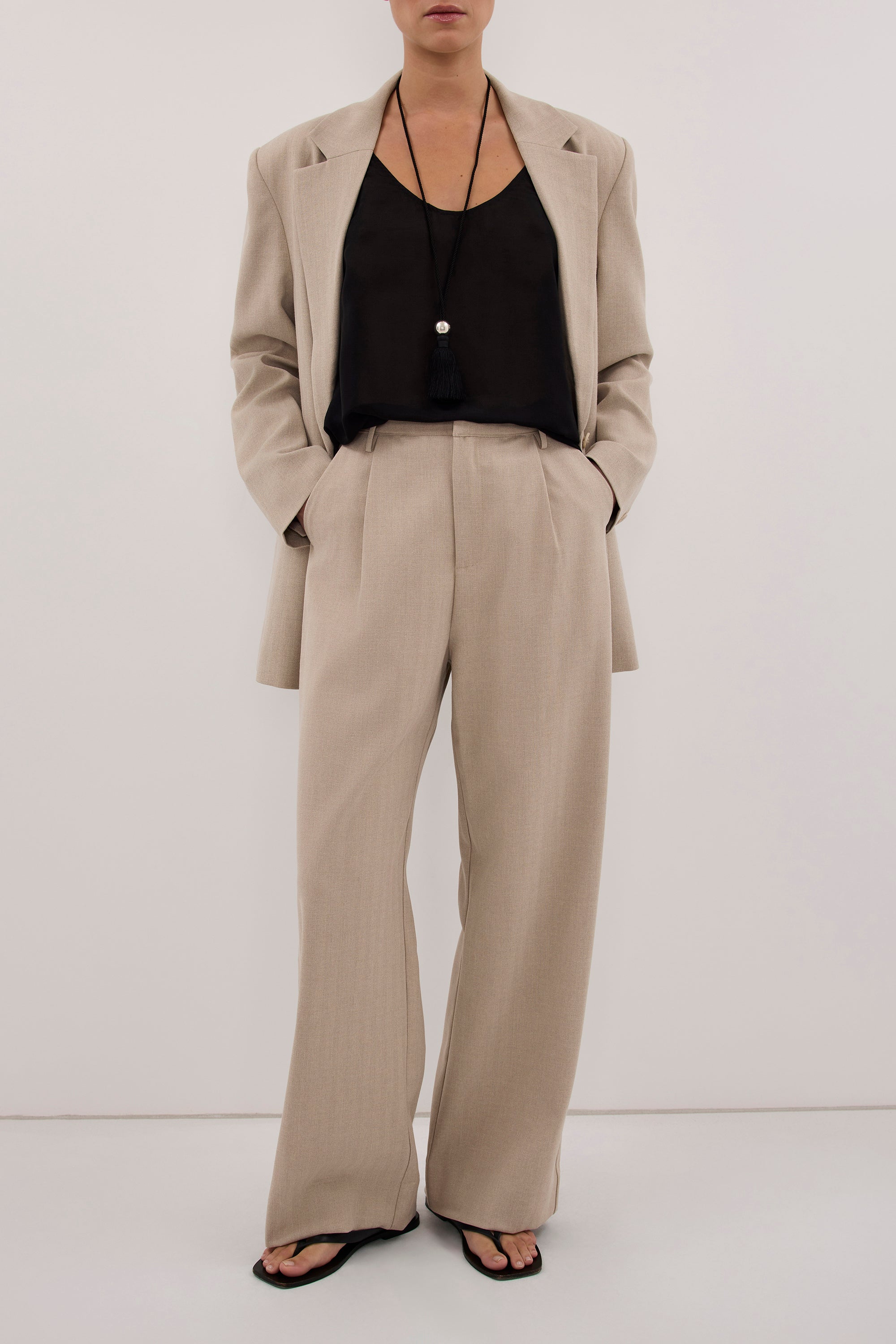 TRINITY OAT TAILORED PANT
