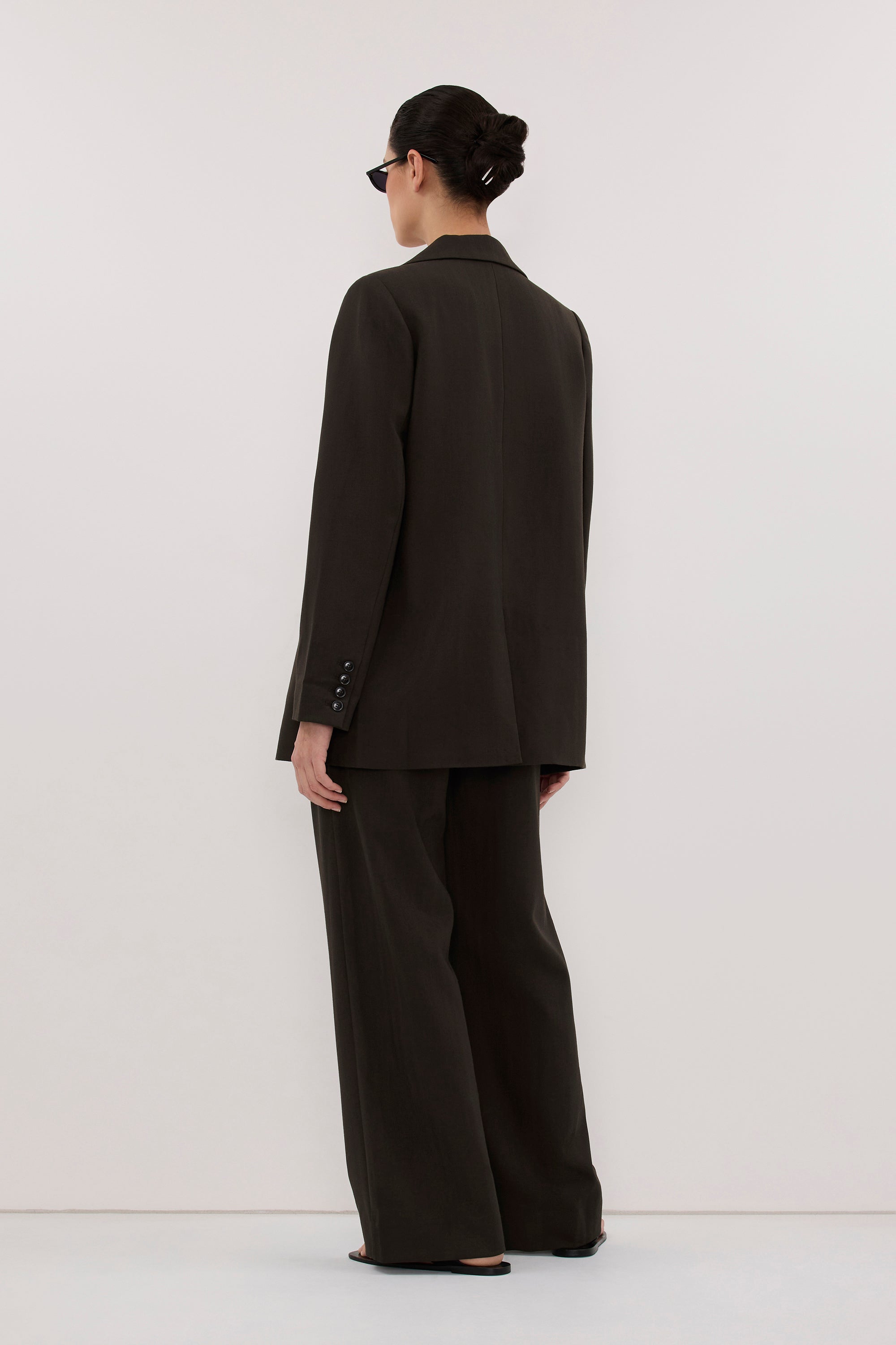 NOA BLACK OLIVE TAILORED PANT