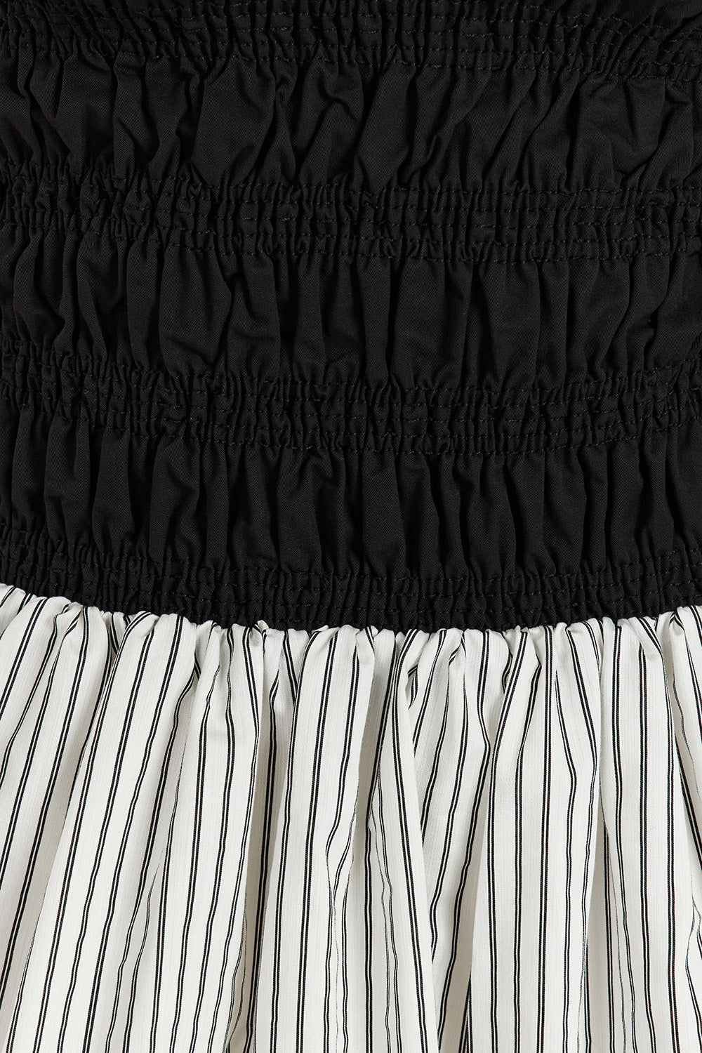 STOCKHOLM STRIPE SILK BLEND MINI DRESS