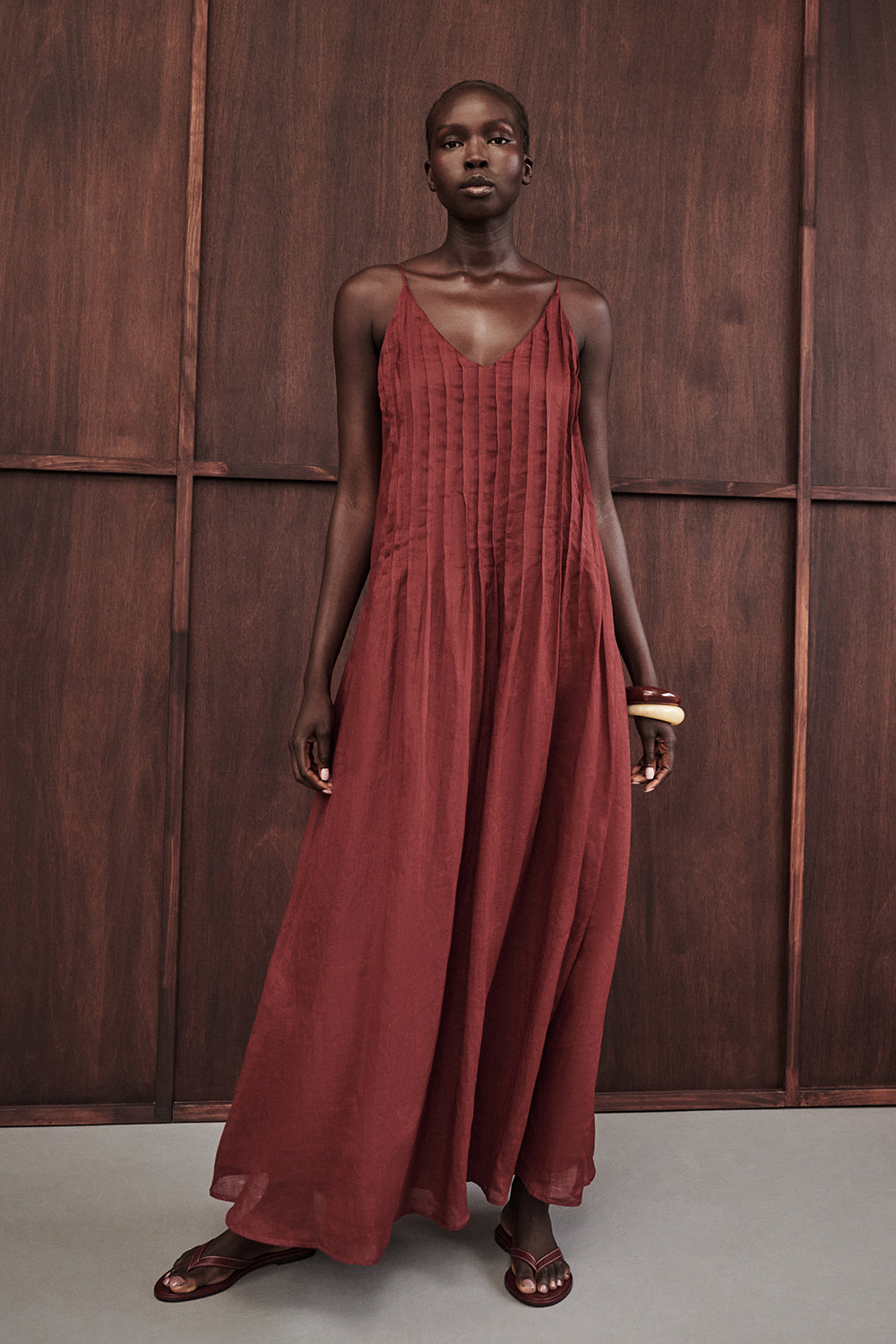 TAHLIA SAHARA RAMIE MAXI DRESS