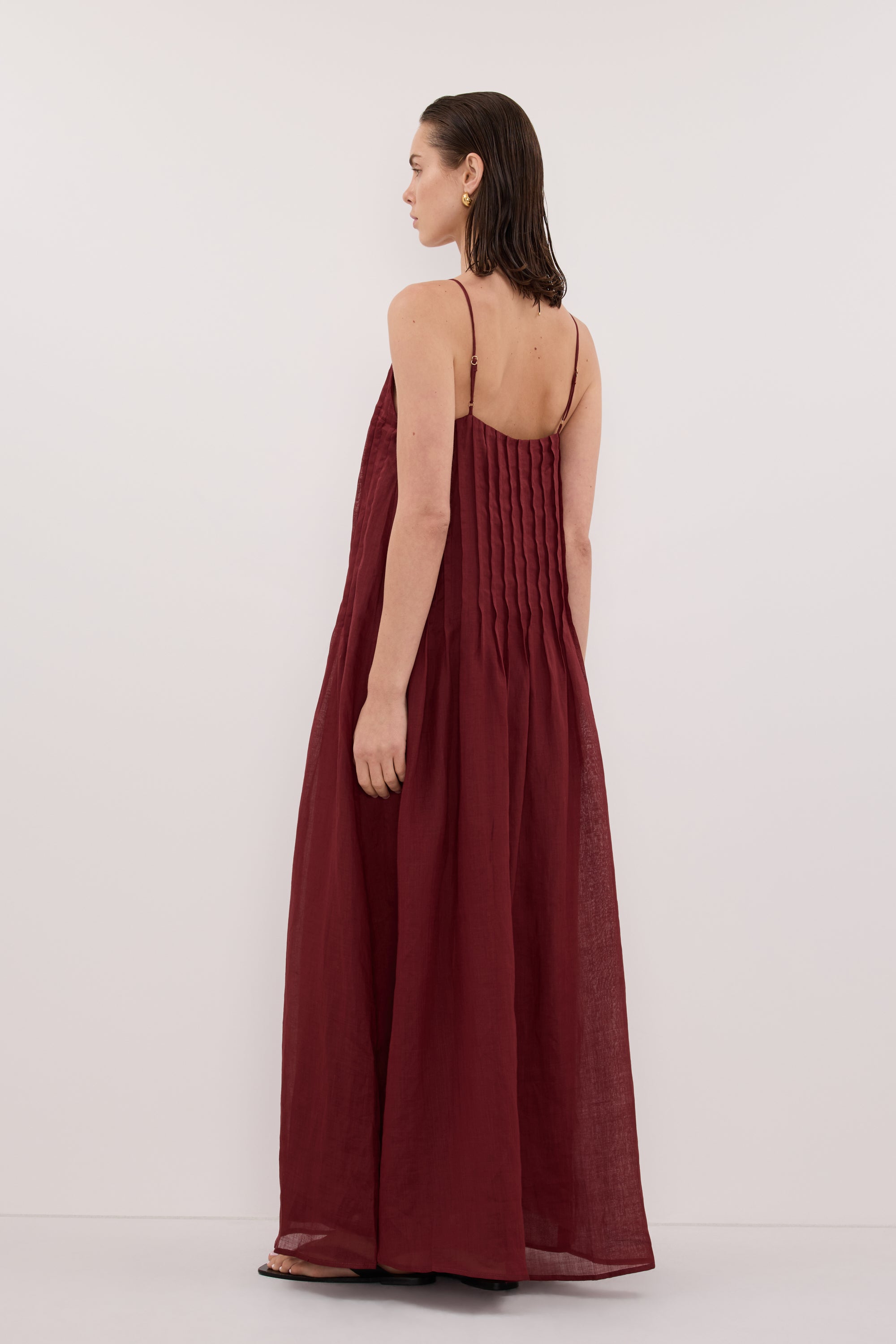 TAHLIA SAHARA RAMIE MAXI DRESS