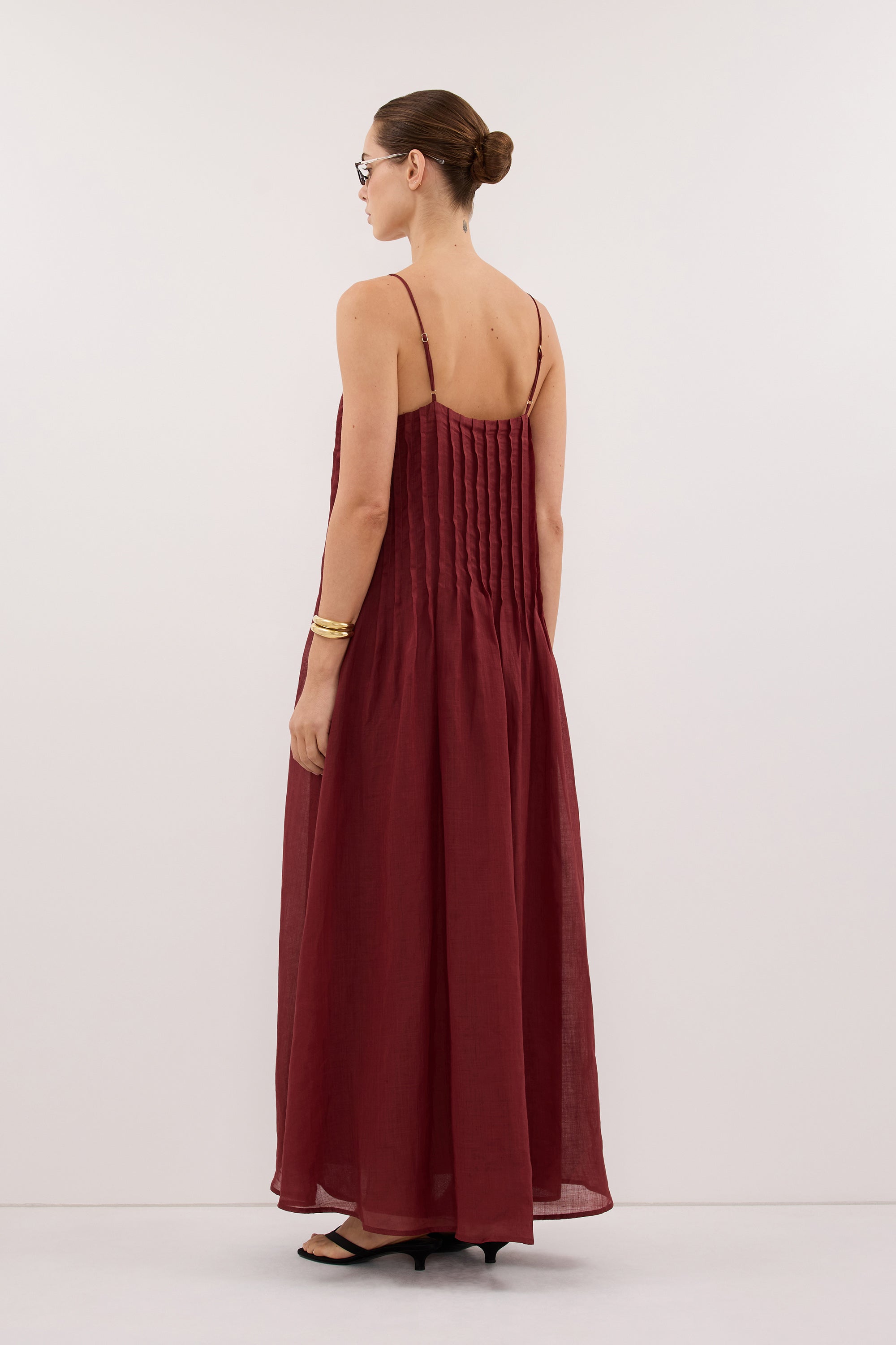 TAHLIA SAHARA RAMIE MAXI DRESS
