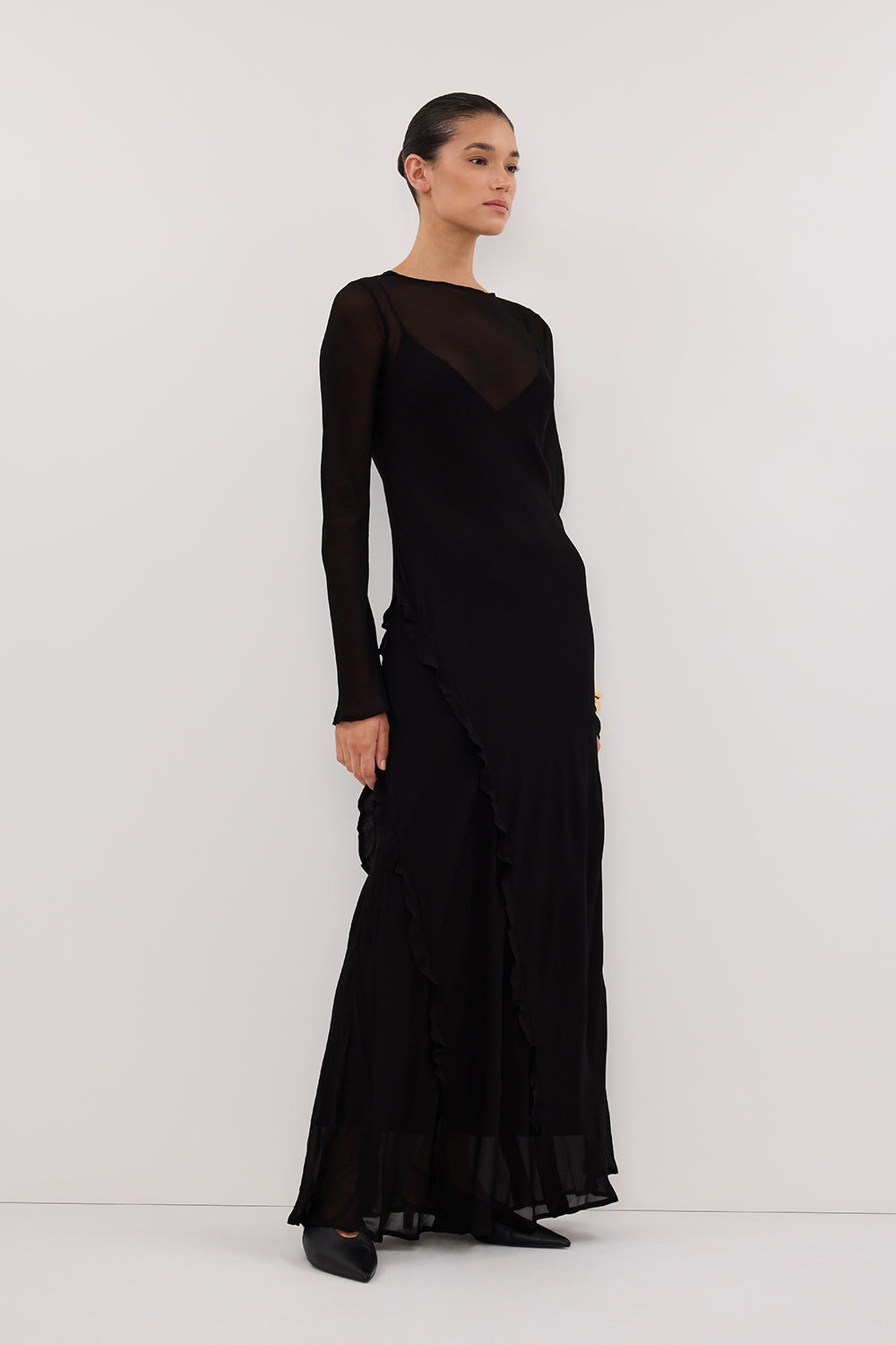 MARISSA BLACK GGT SLEEVE MAXI DRESS DISSH MARISSA BLACK GGT SLEEVE MAXI DRESS DISSH