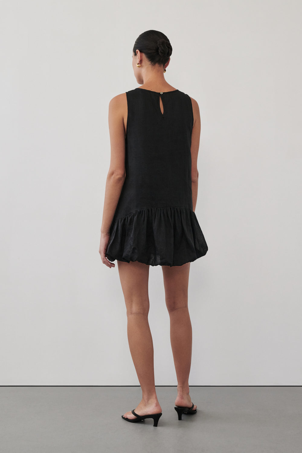 ARLO BLACK RAMIE BUBBLE MINI DRESS DISSH ARLO BLACK RAMIE BUBBLE MINI DRESS DISSH