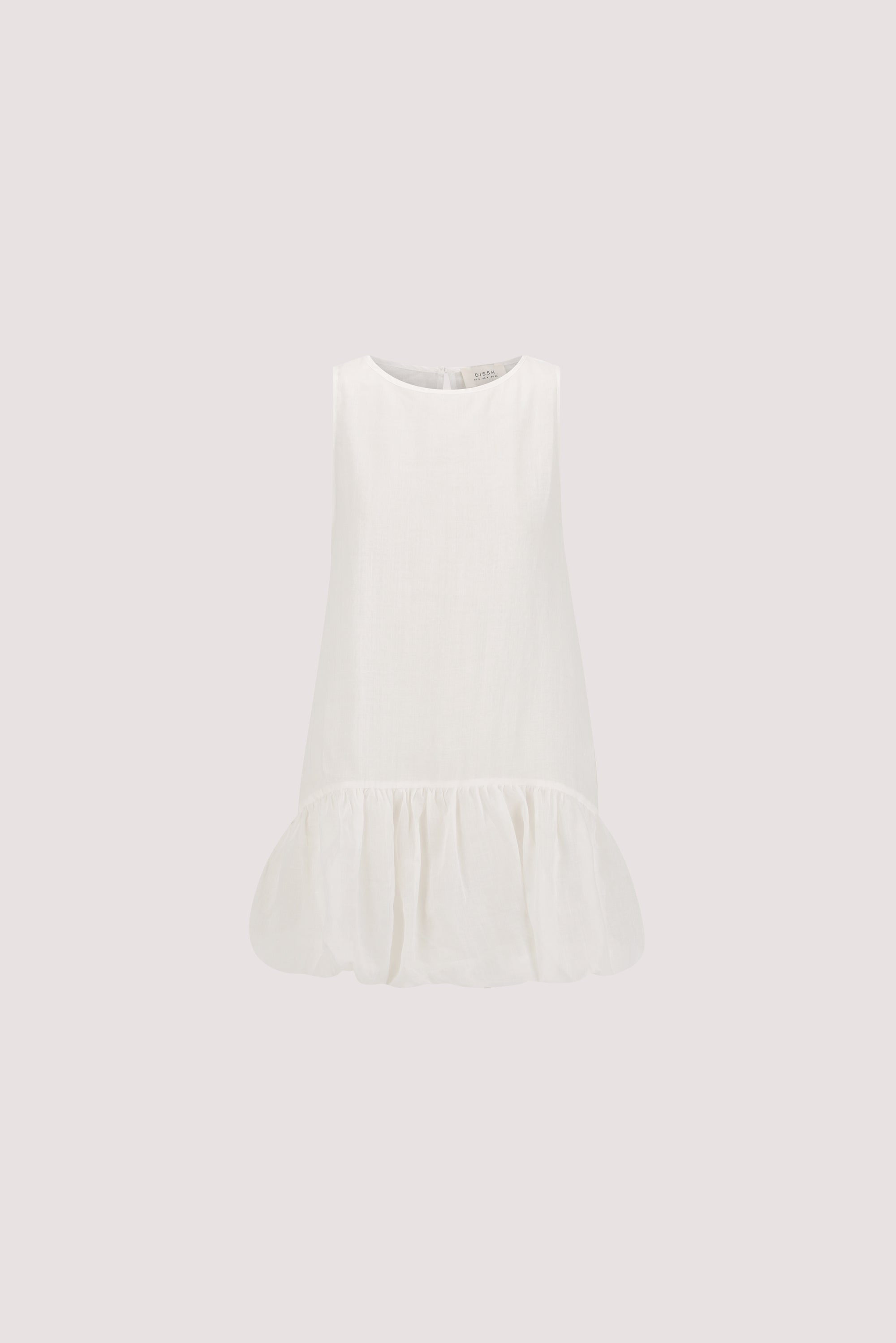 ARLO WHITE RAMIE BUBBLE MINI DRESS