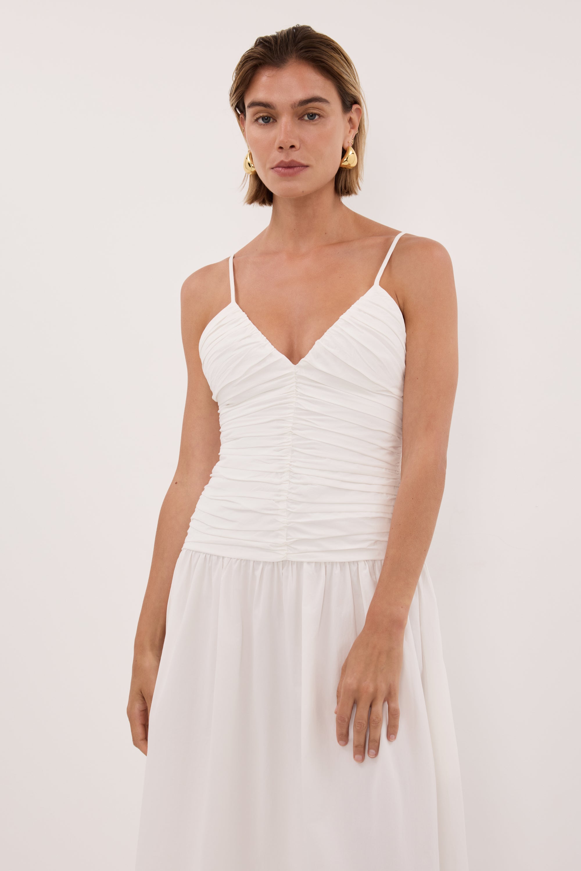 ALEXIA WHITE COTTON DRESS DISSH ALEXIA WHITE COTTON DRESS DISSH