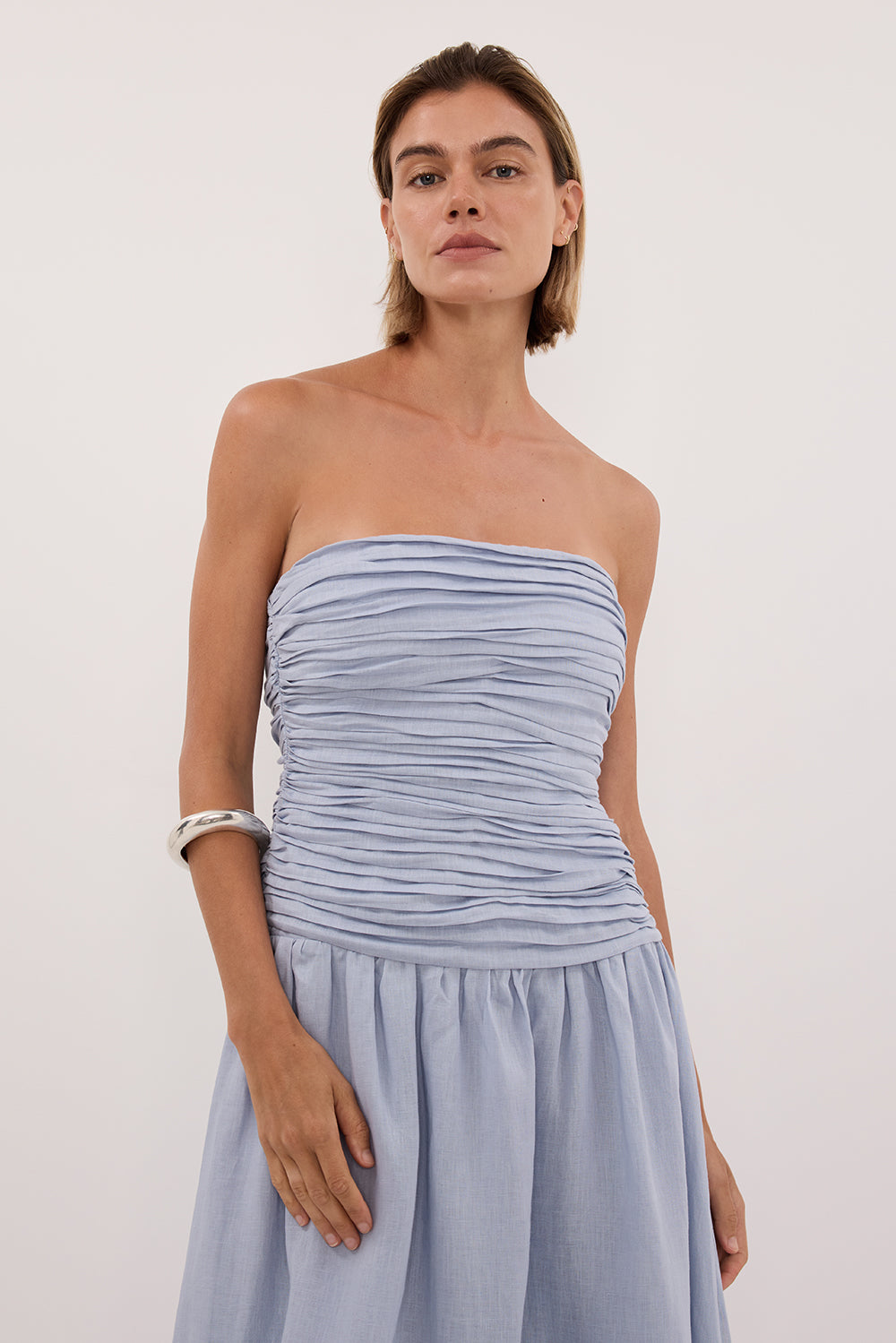 sachin and babi light blue dress Royal Blue Formal Dresses main image 0