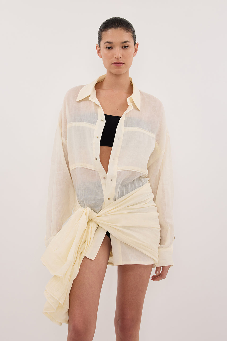 TROPEZ STRAW RAMIE SARONG