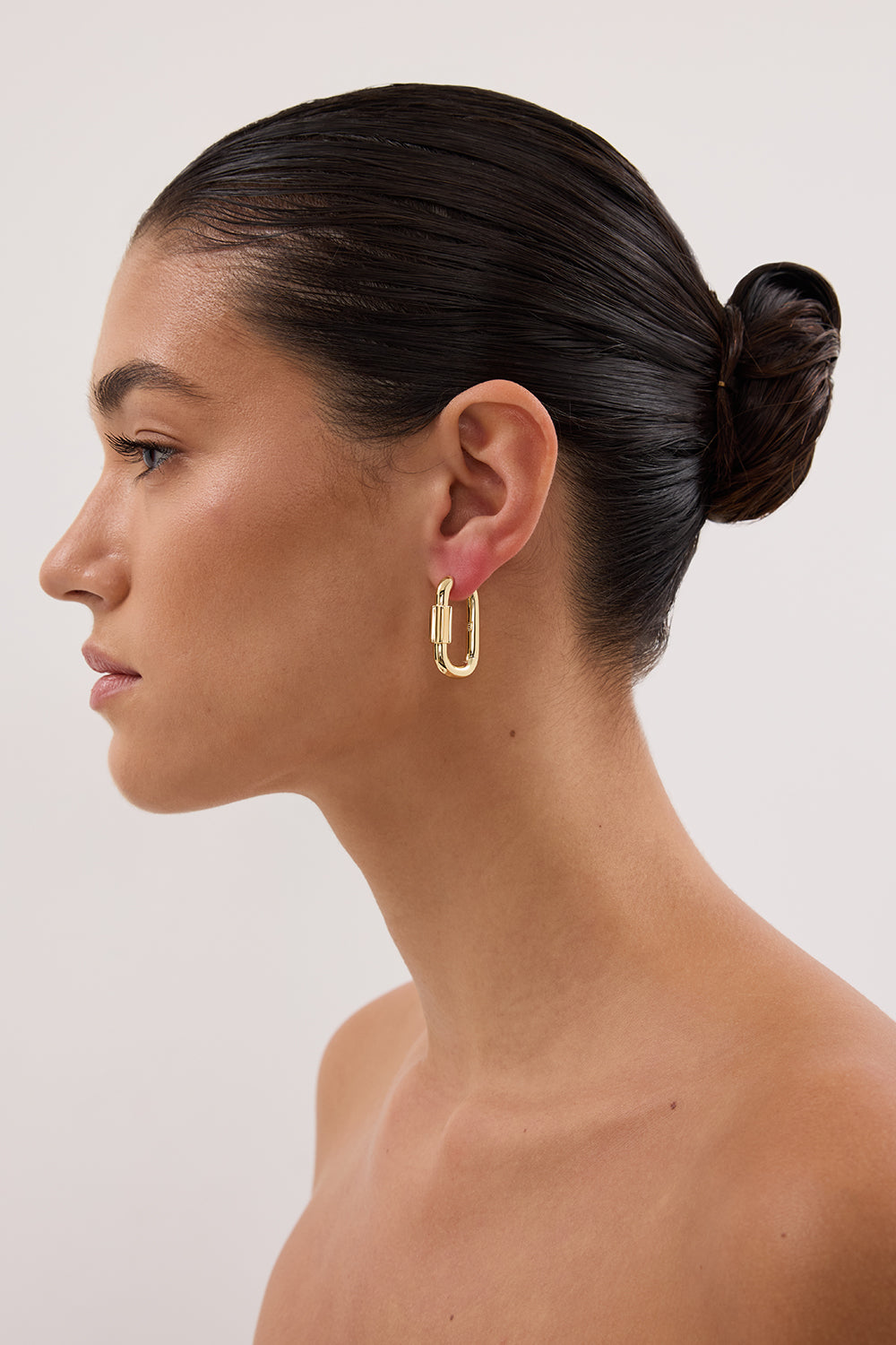 F+H GOLD DISENGAGE HOOP LARGE