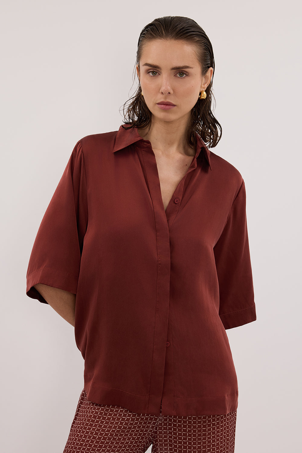 PERCY SAHARA SILK SHIRT