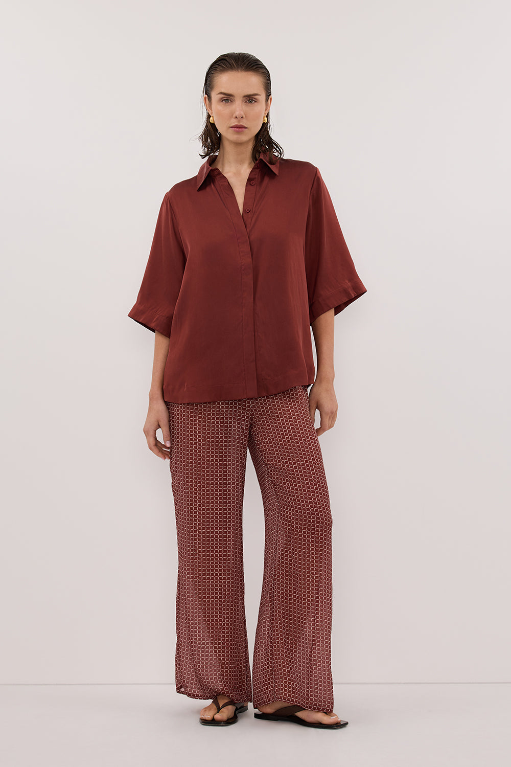 PERCY SAHARA SILK SHIRT