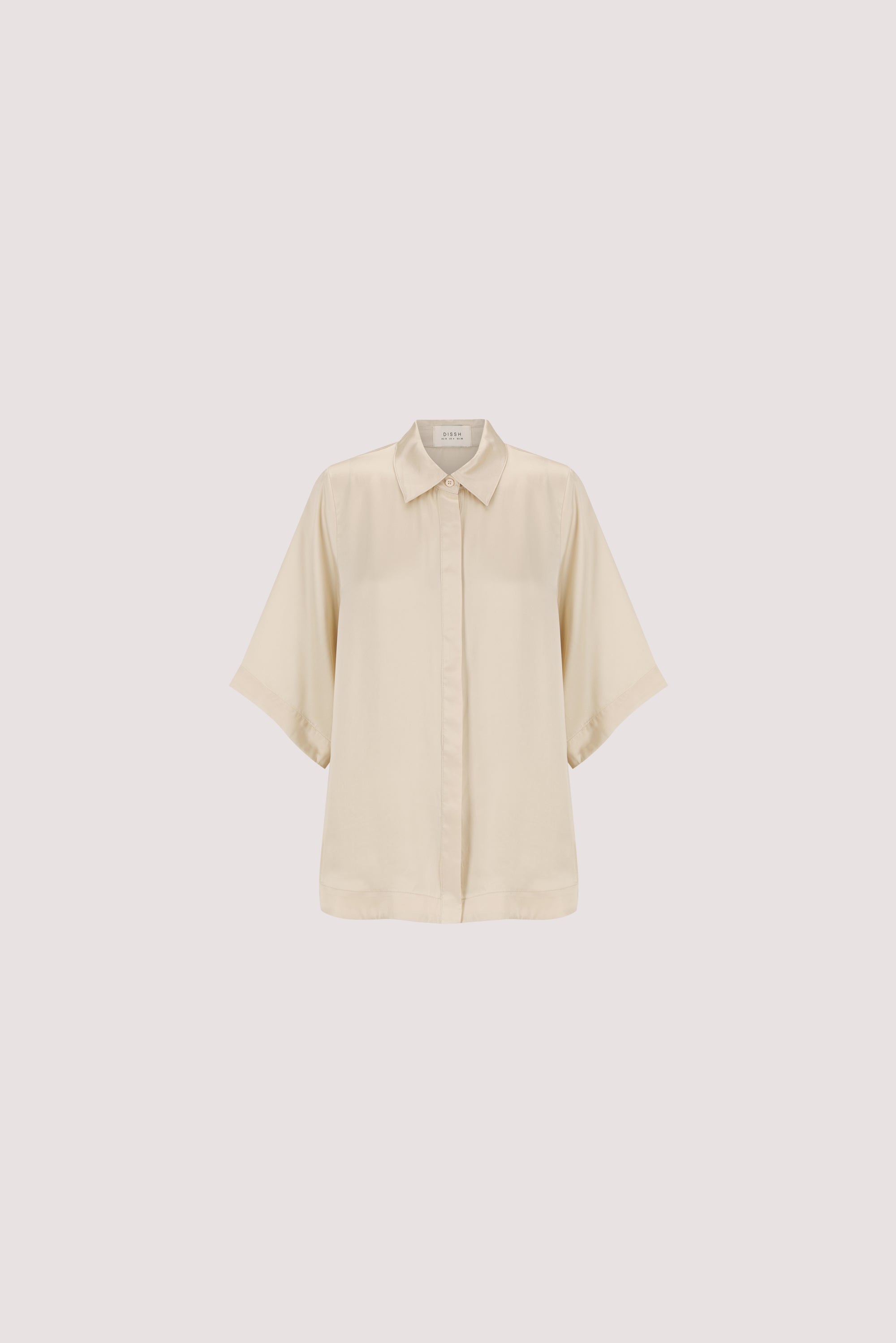 PERCY SANDSTONE SILK SHIRT