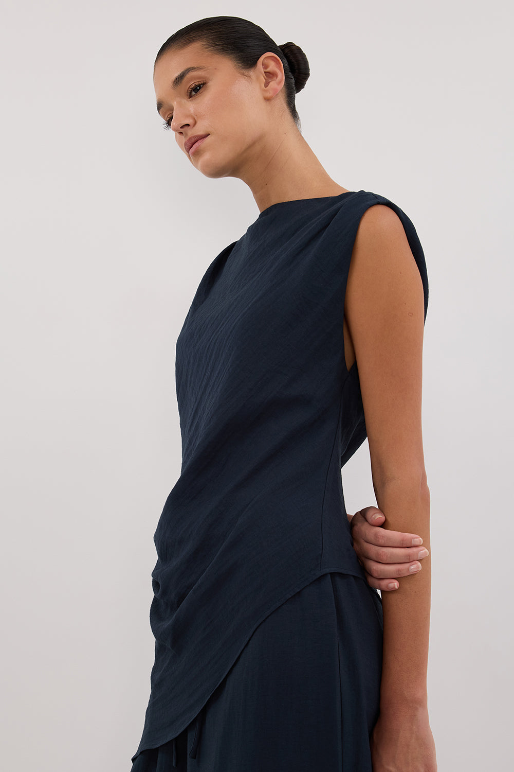 SHYLA SLATE ASYM TOP