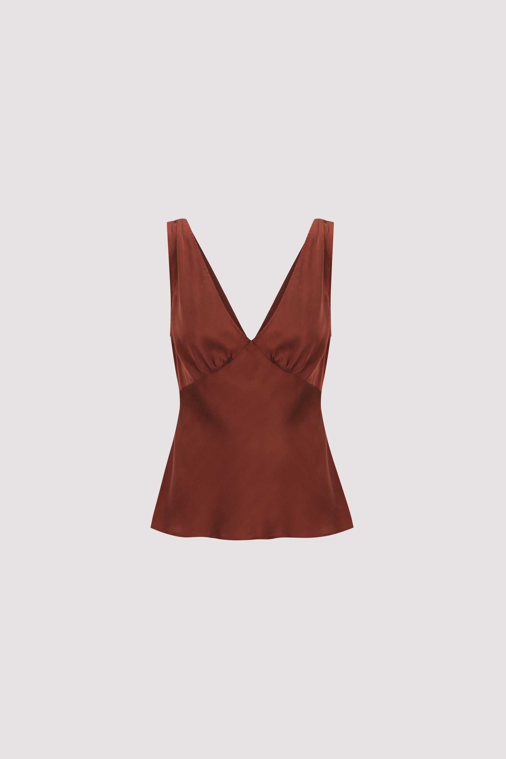 JORJA SAHARA SLEEVELESS SILK TOP
