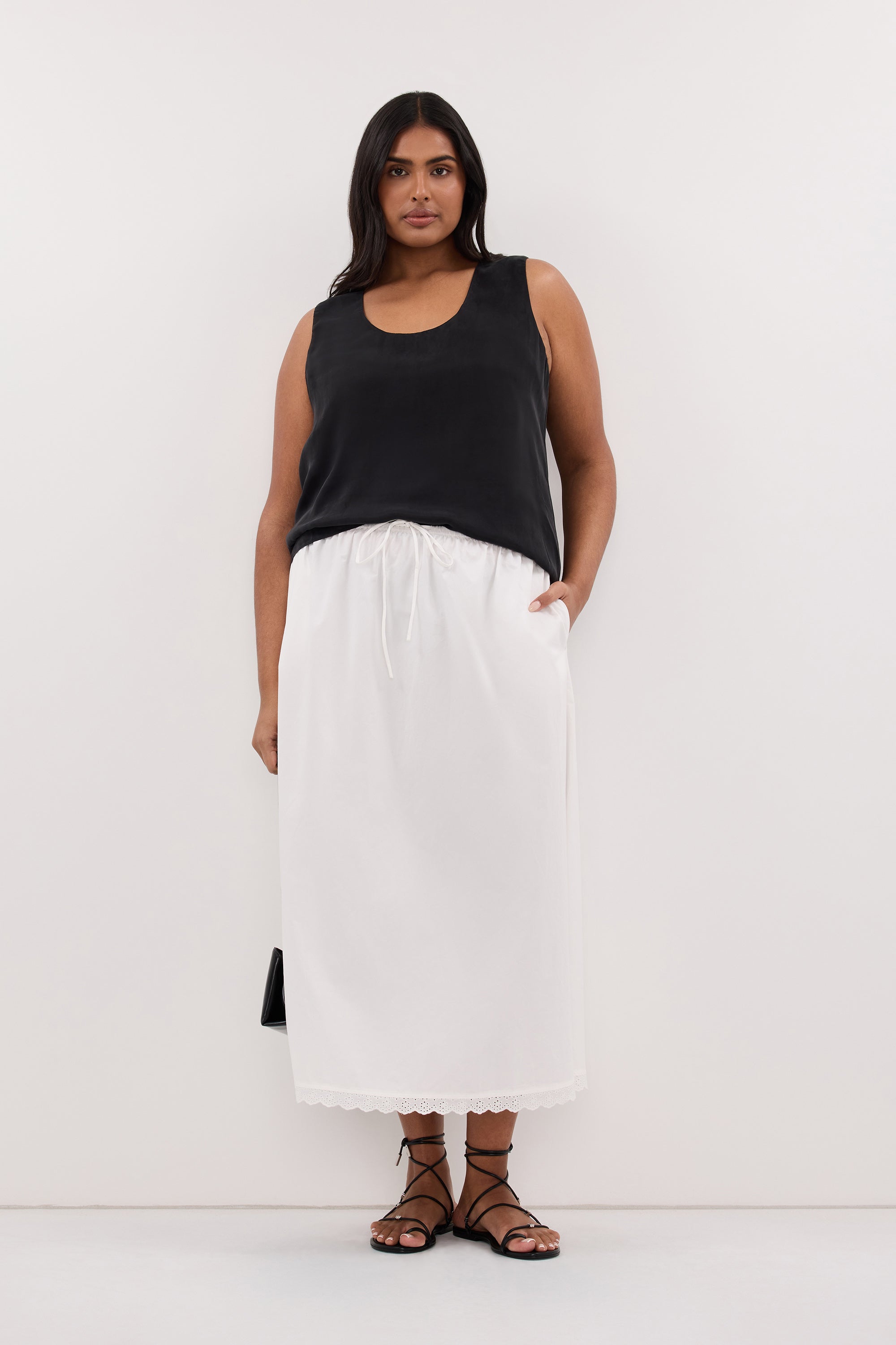 PALORA BLACK CUPRO TOP